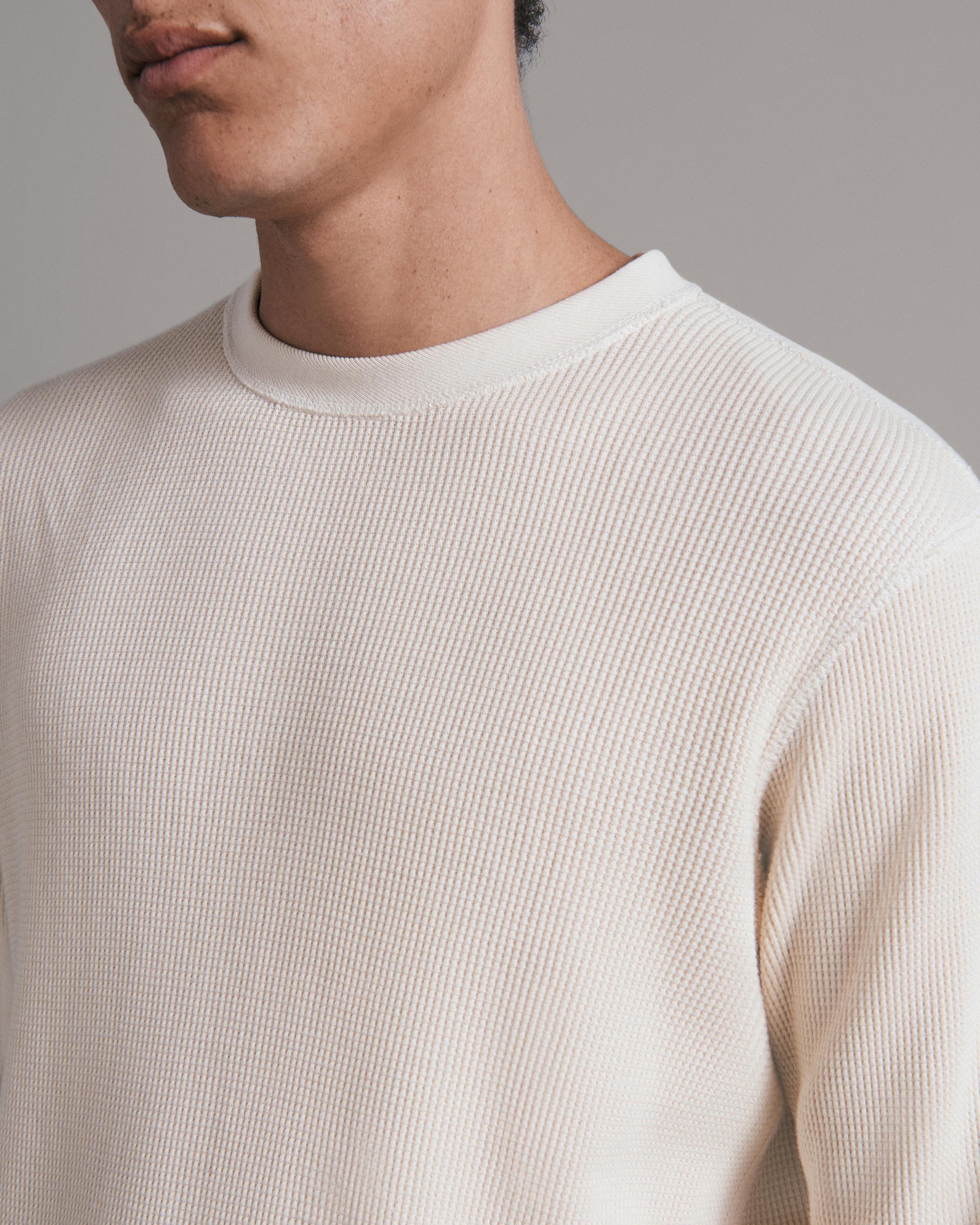 Garment Dyed Waffle Crew image number 5