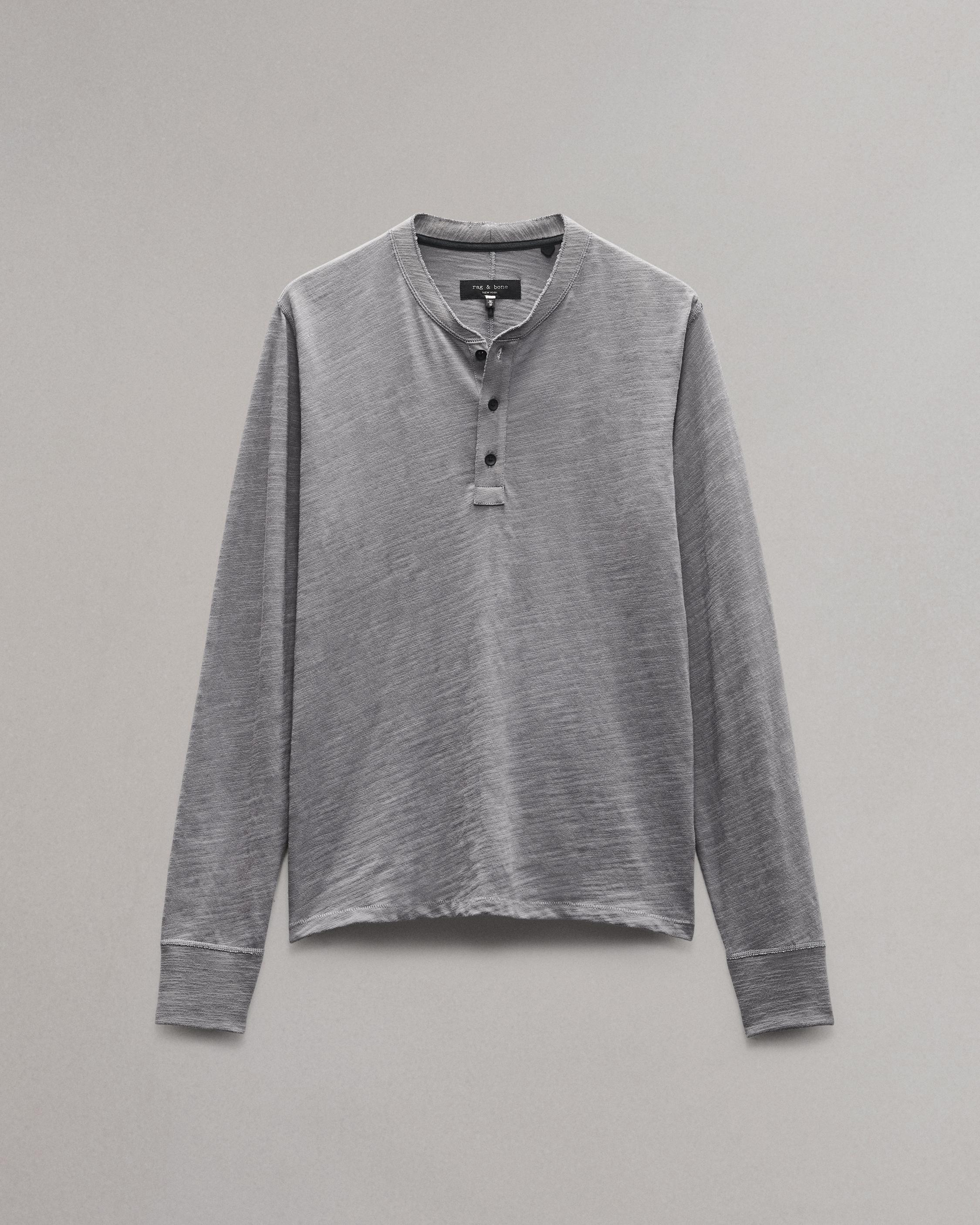 Classic Flame Long Sleeve Henley image number 1