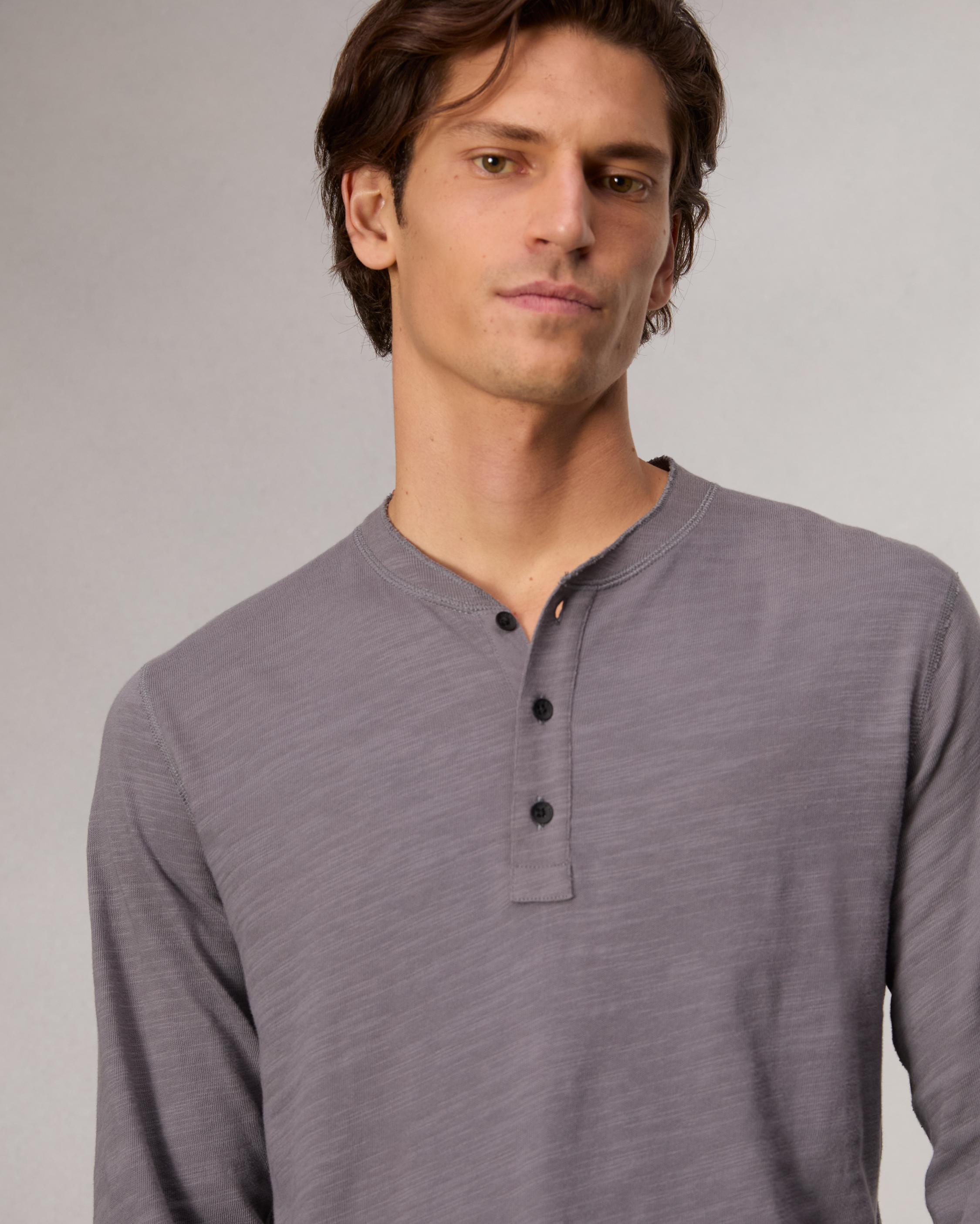 Classic Flame Long Sleeve Henley image number 6