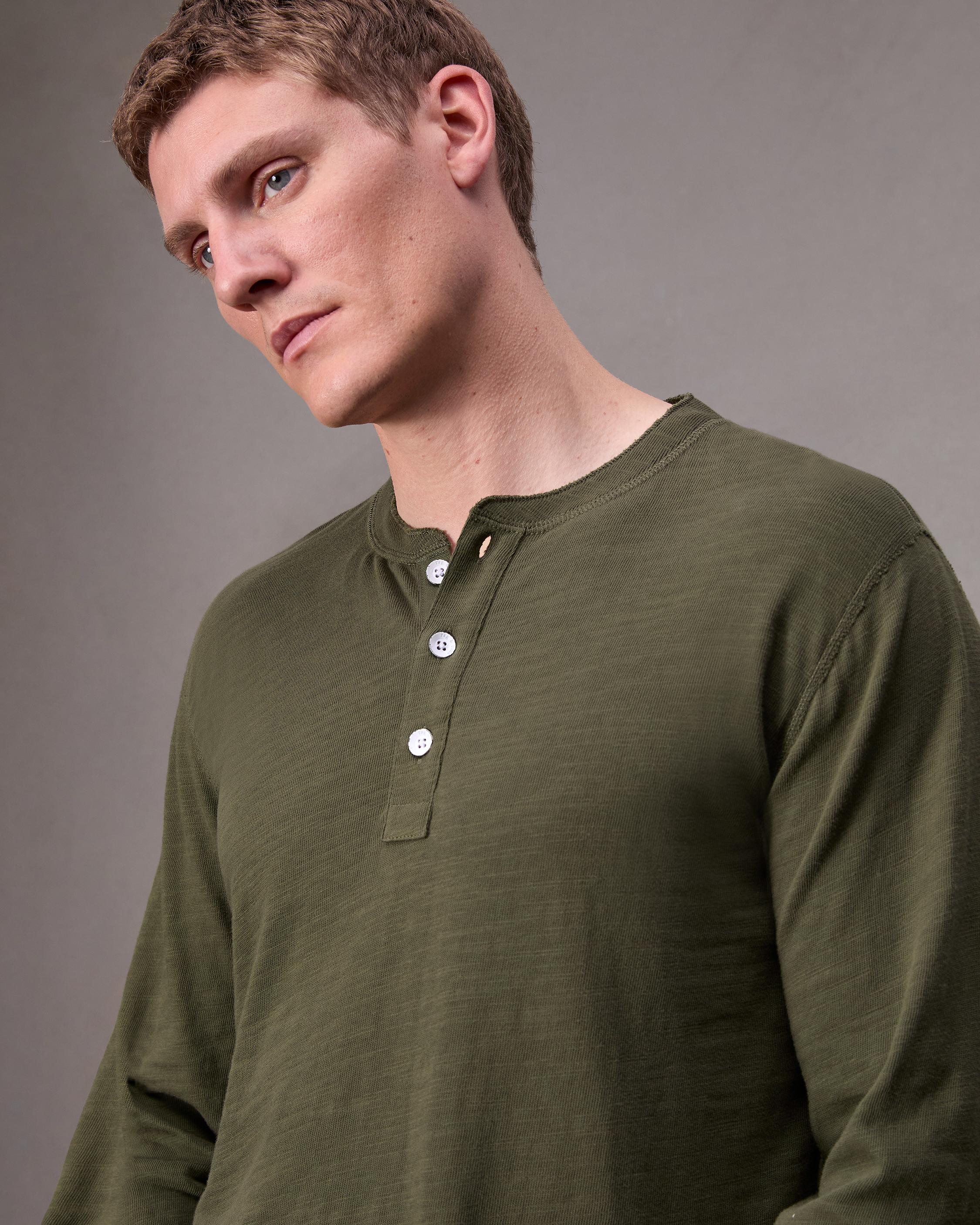 Classic Flame Henley image number 6