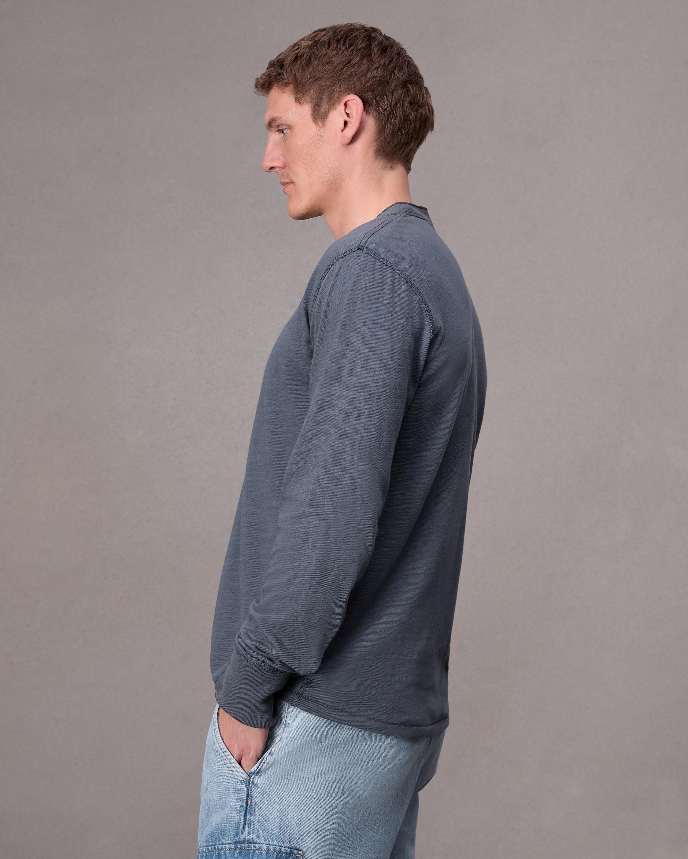 Classic Flame Long Sleeve Henley image number 4