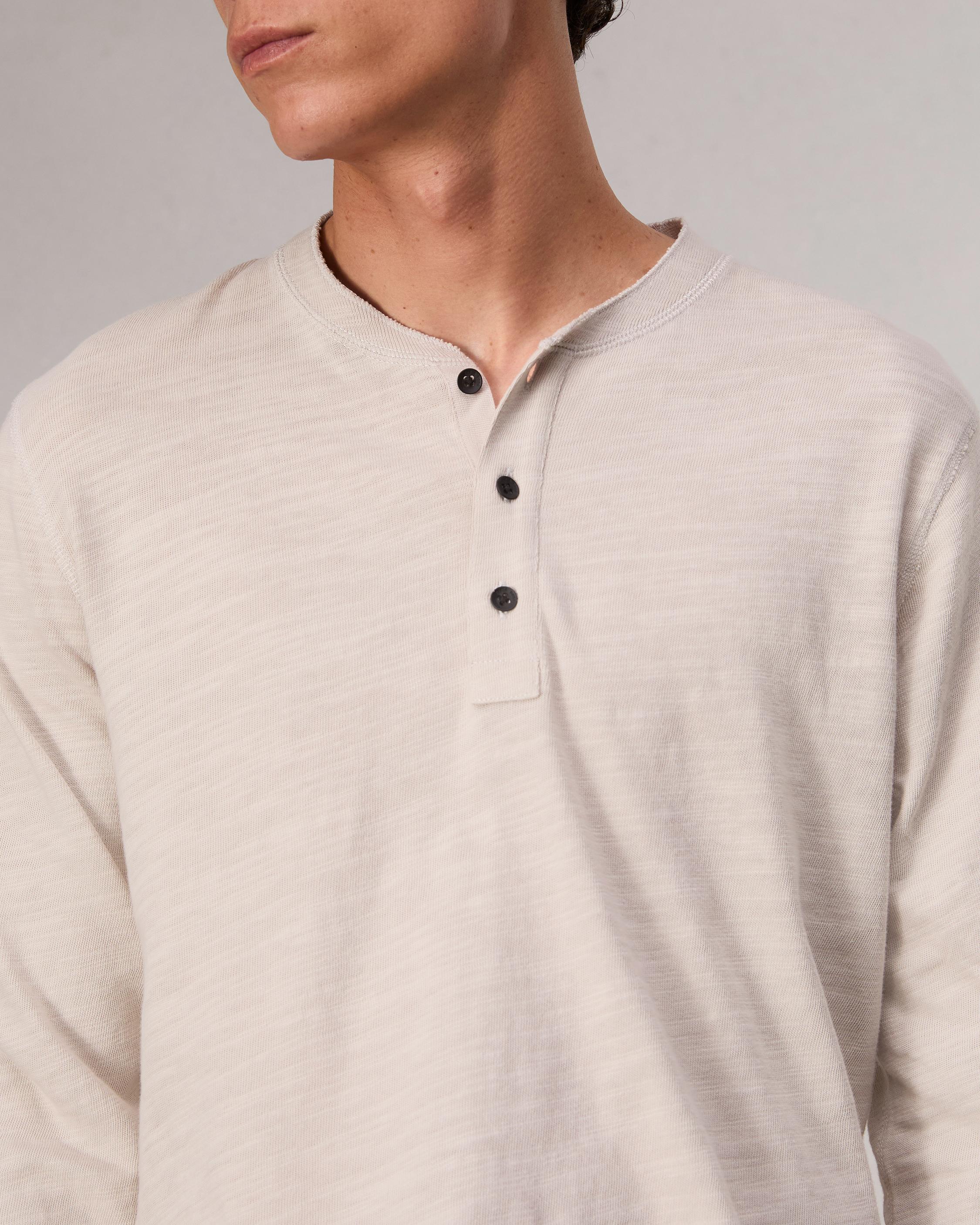 Classic Flame Long Sleeve Henley image number 6