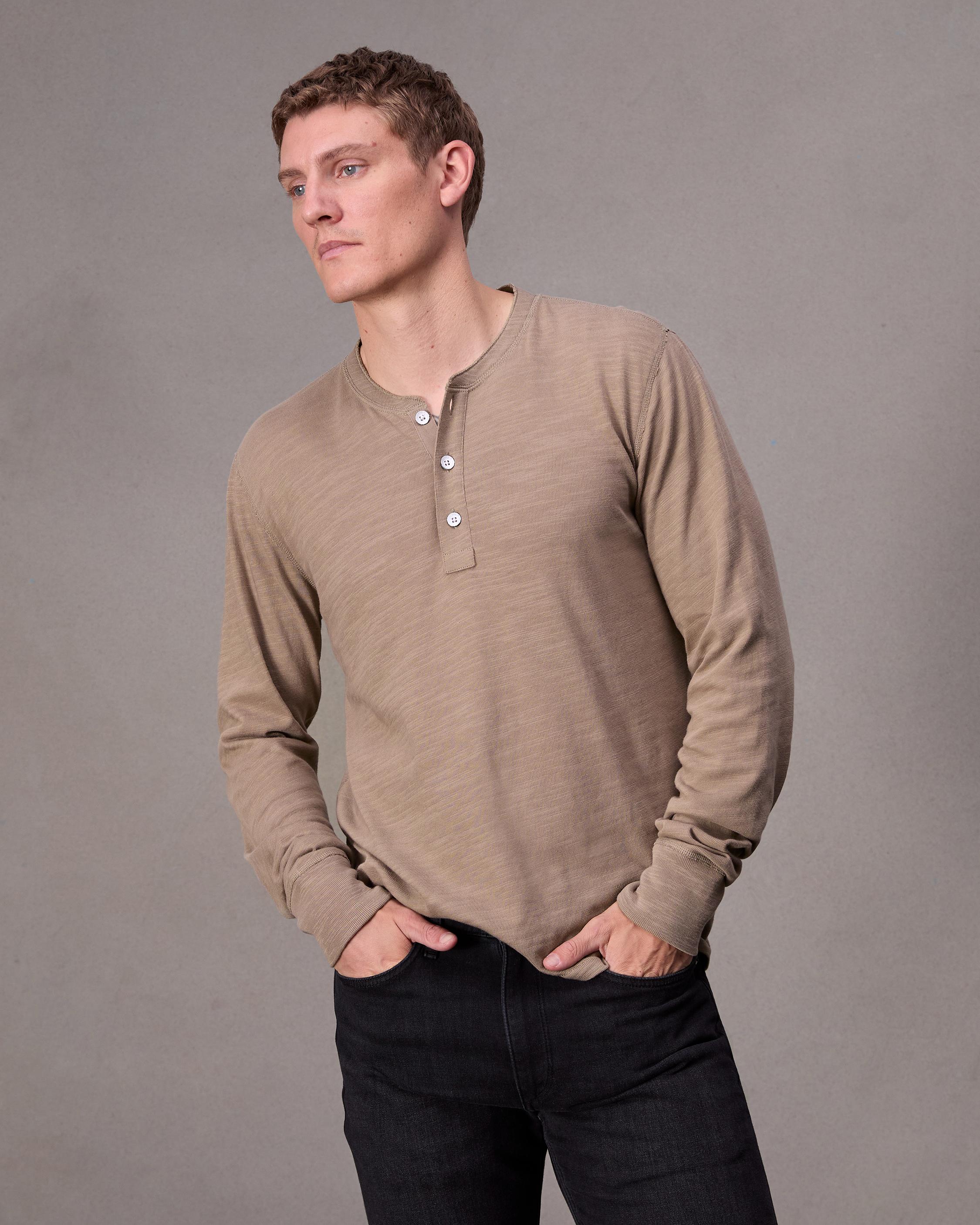 Classic Flame Henley image number 1