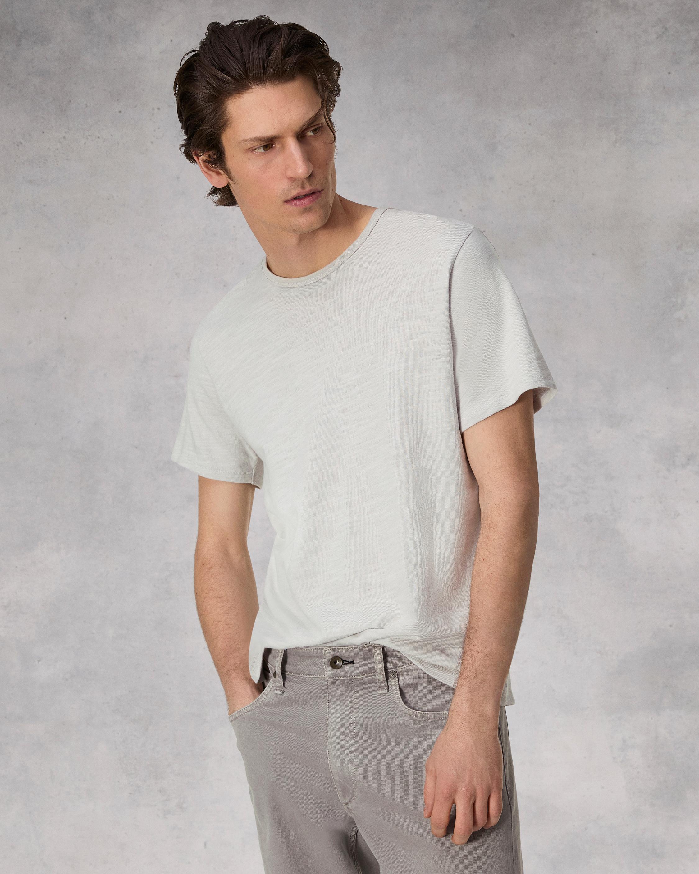 Classic Flame TShirt Light Grey rag & bone