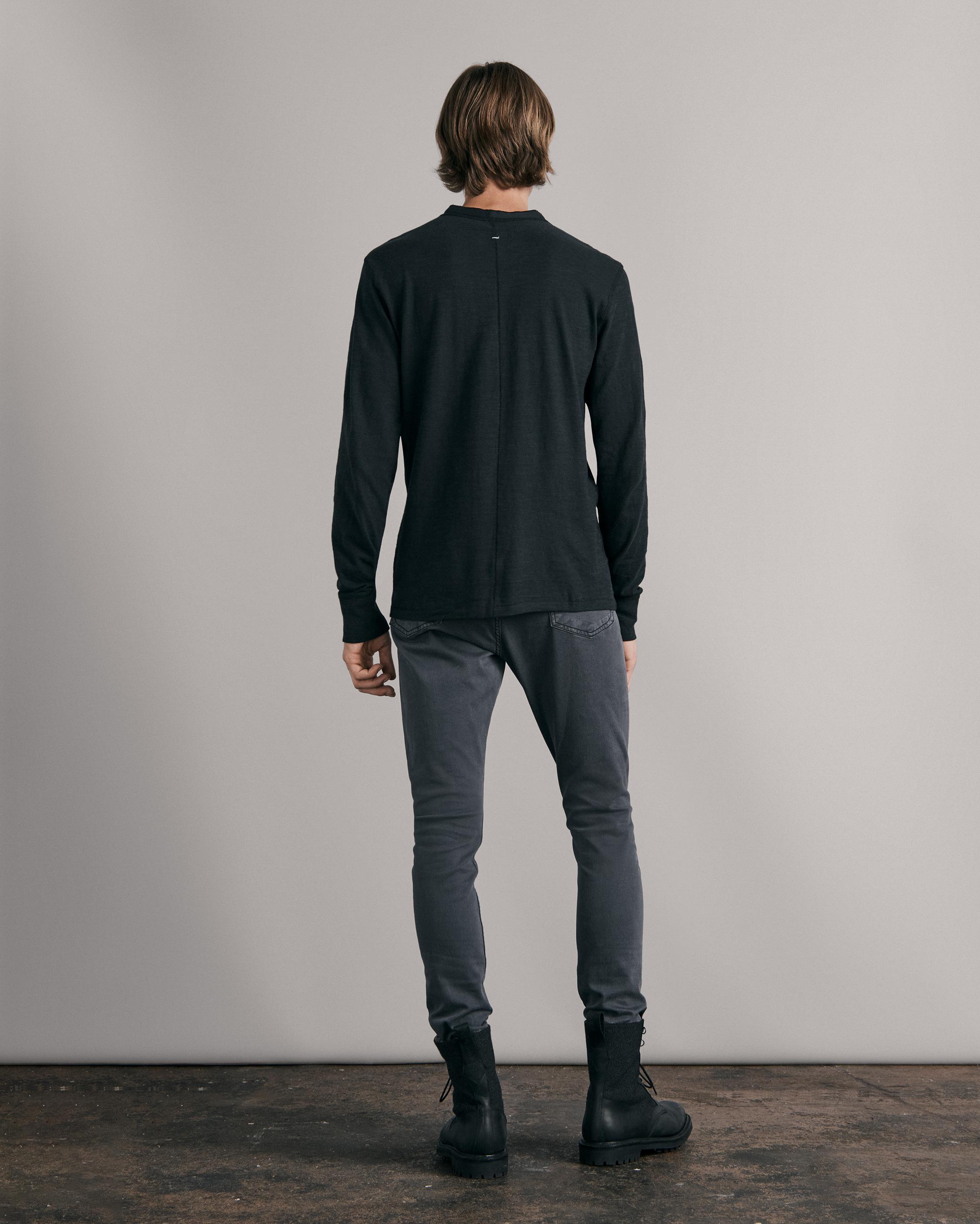Slub Cotton Henley image number 3