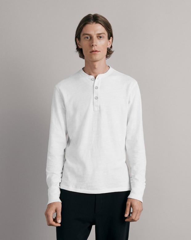 Long Sleeve Henley image number 1