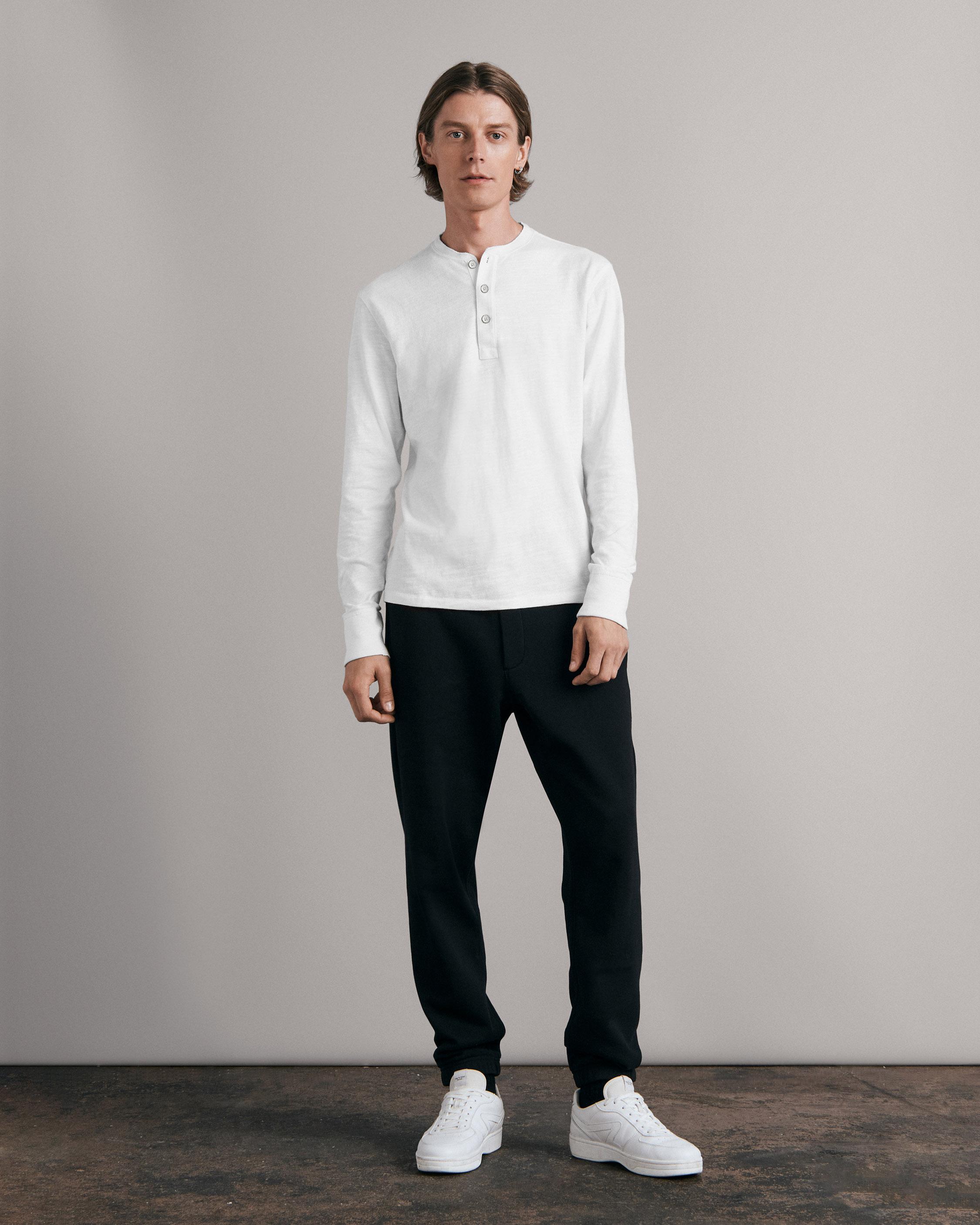 Slub Cotton Henley image number 2