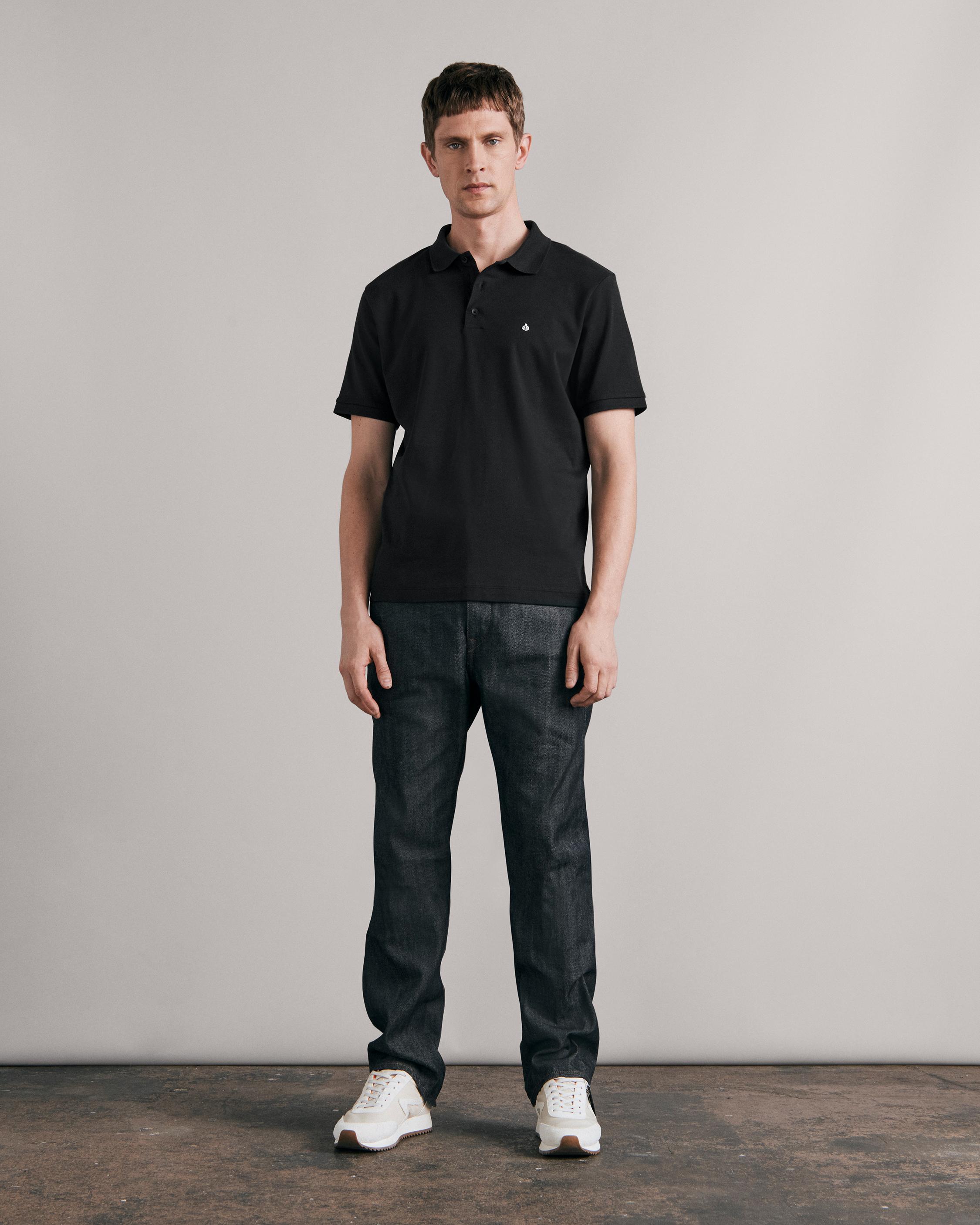 Buy the Interlock Cotton Polo rag & bone