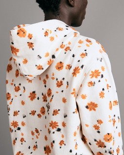 Damon Cotton Floral Hoodie image number 6