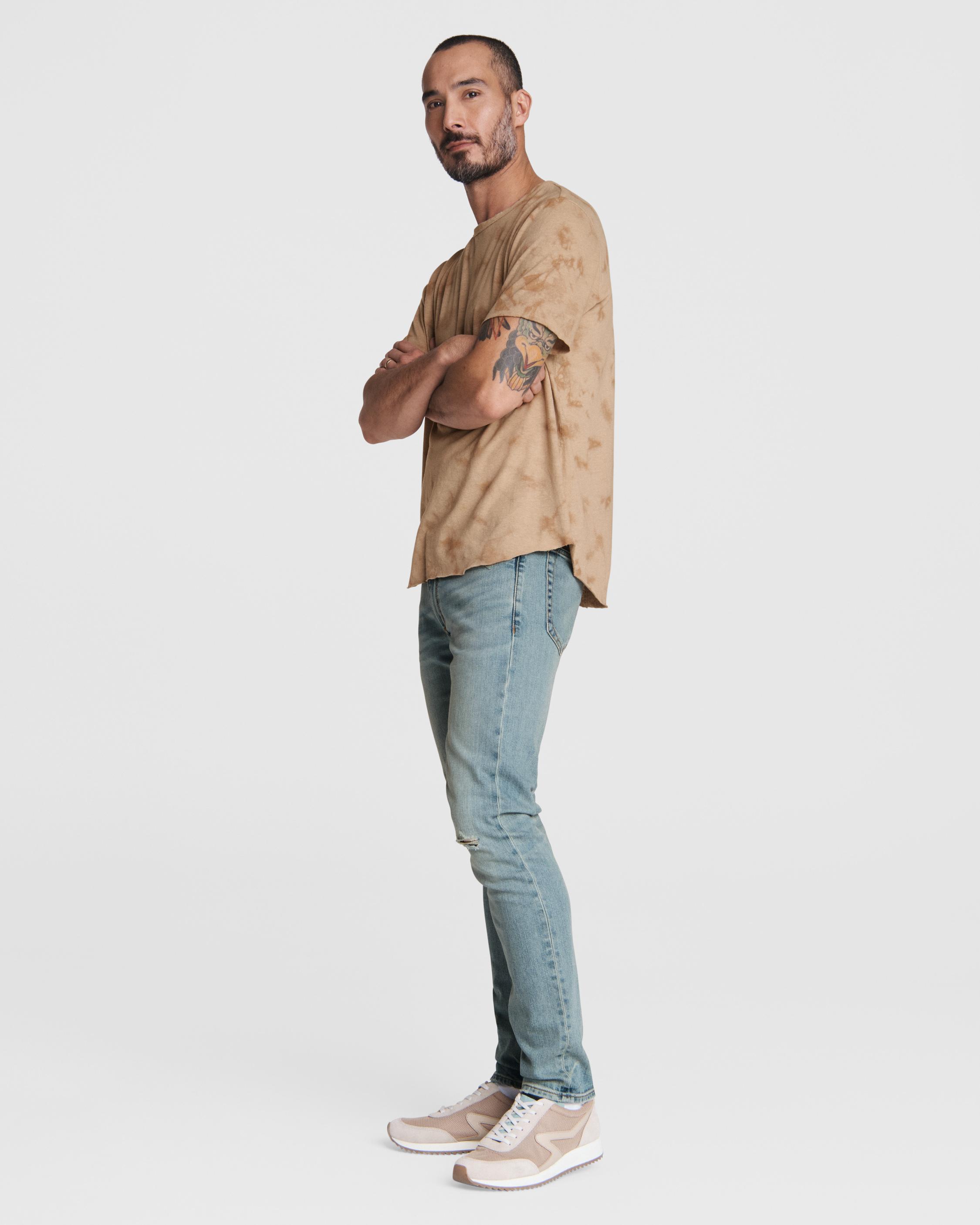 Haydon Tie Dye Linen Tee image number 4