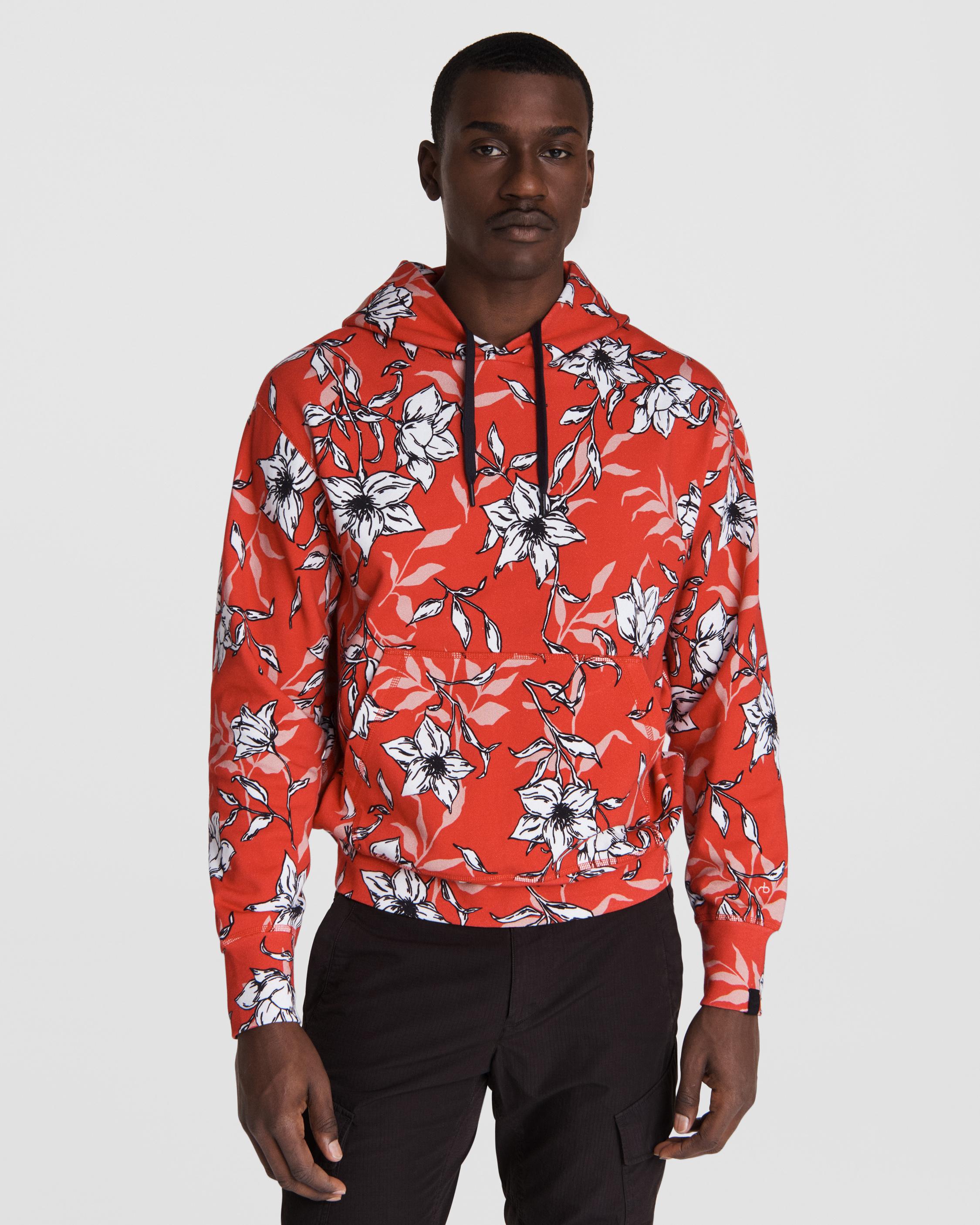 City Terry Printed Hoodie rag bone