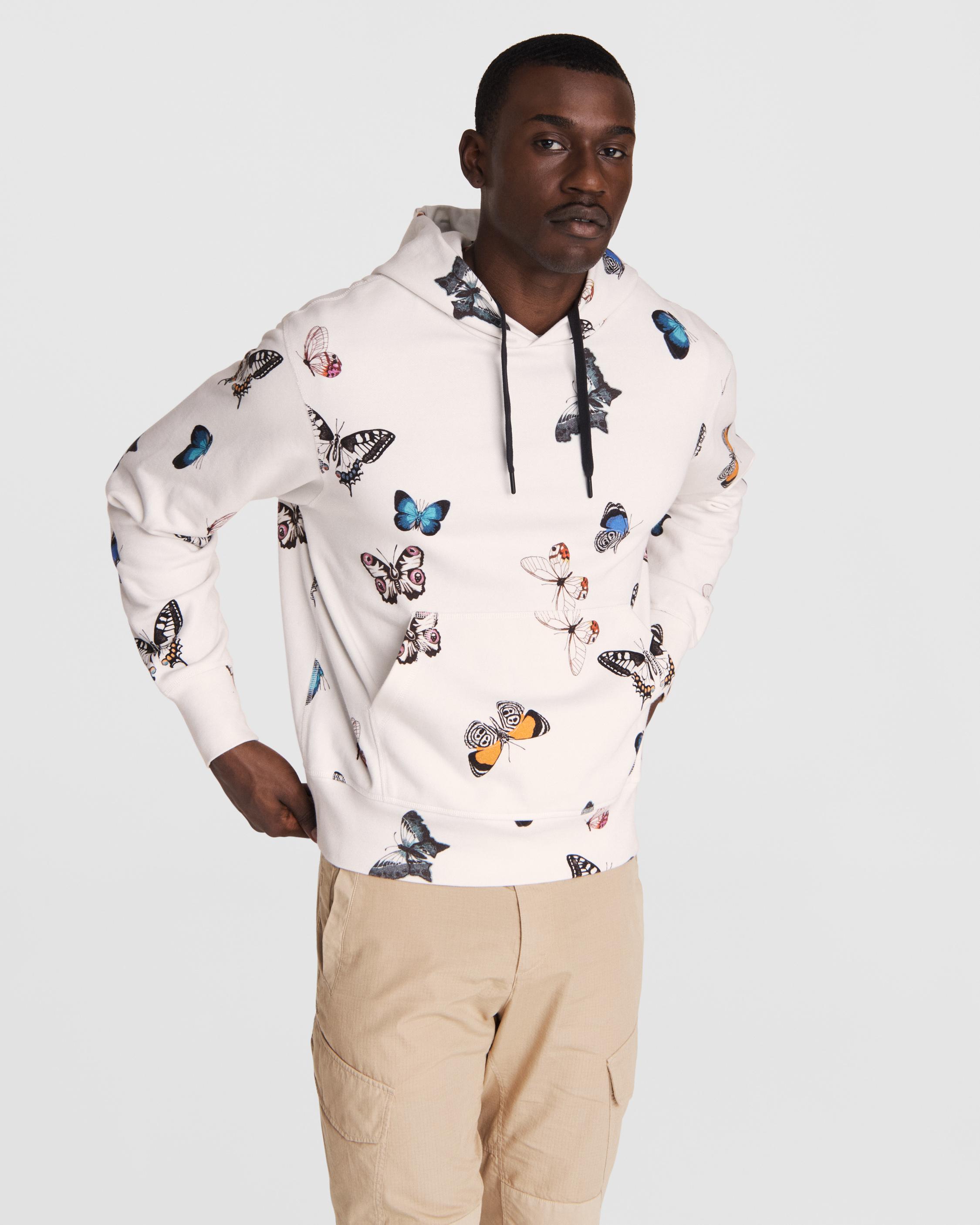 City Terry Printed Hoodie rag bone