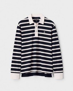 Stripe Pique Cotton Rugby image number 2