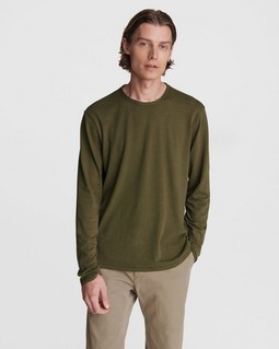 Classic Linen Long Sleeve Tee image number 1