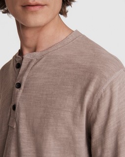 Classic Flame Cotton Henley image number 6