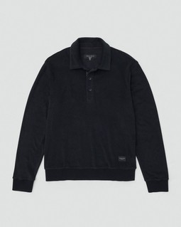Toweling Long Sleeve Polo image number 2