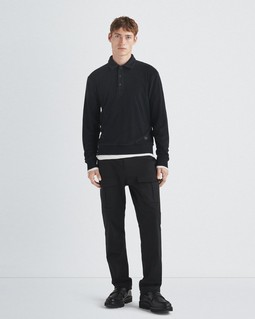 Toweling Long Sleeve Polo image number 3