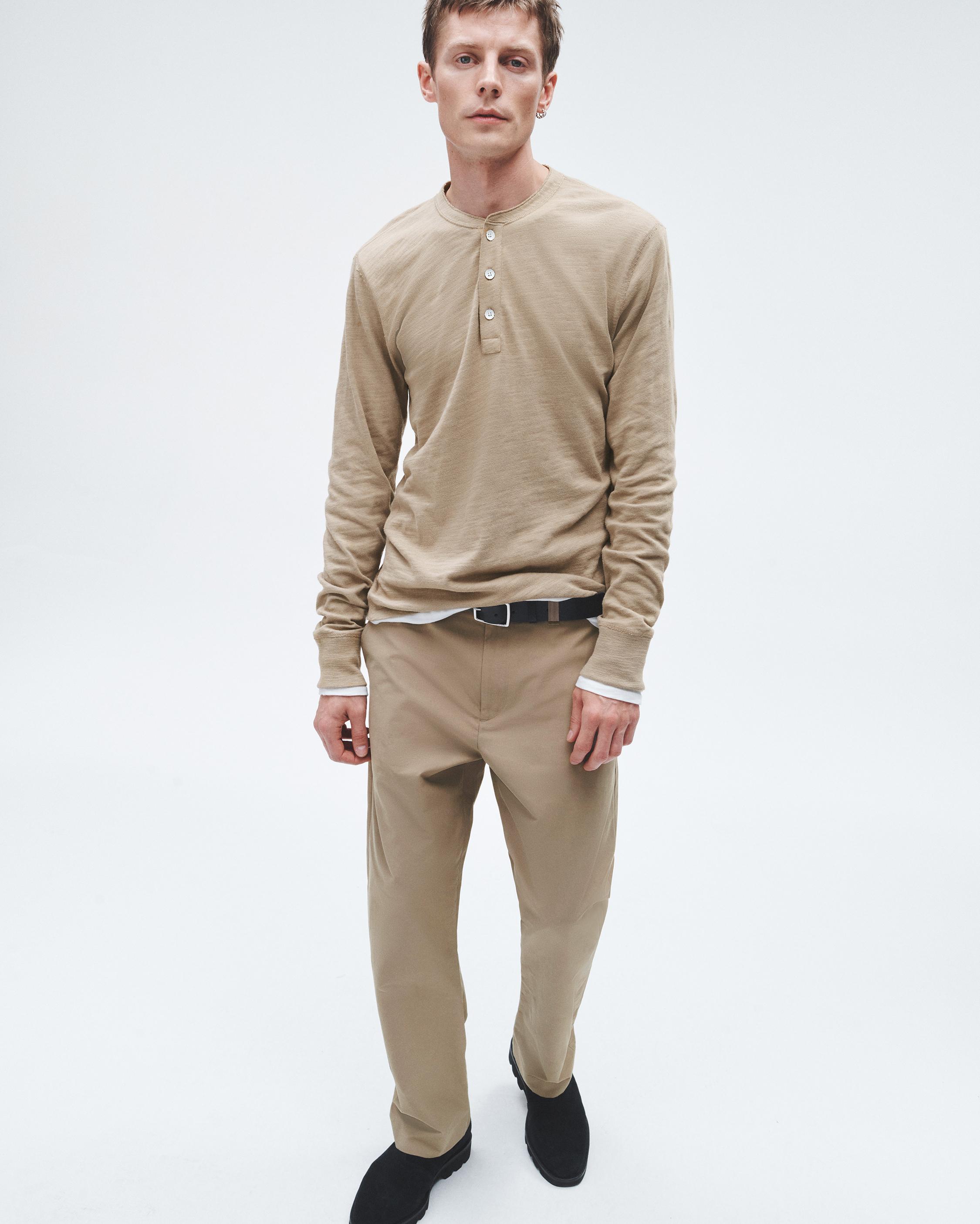 Classic Flame Henley - Taupe