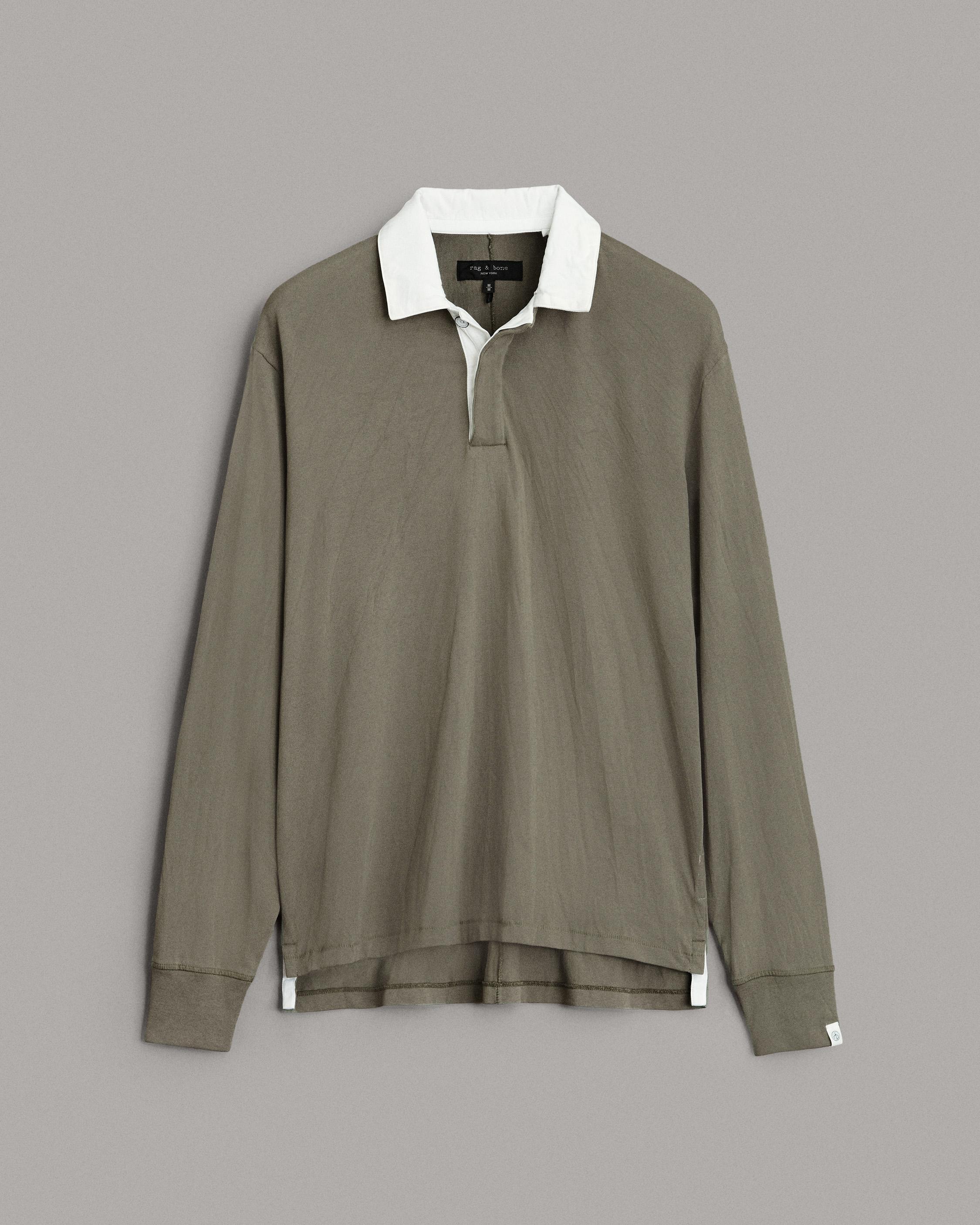 Garment Dye Cotton Rugby image number 2
