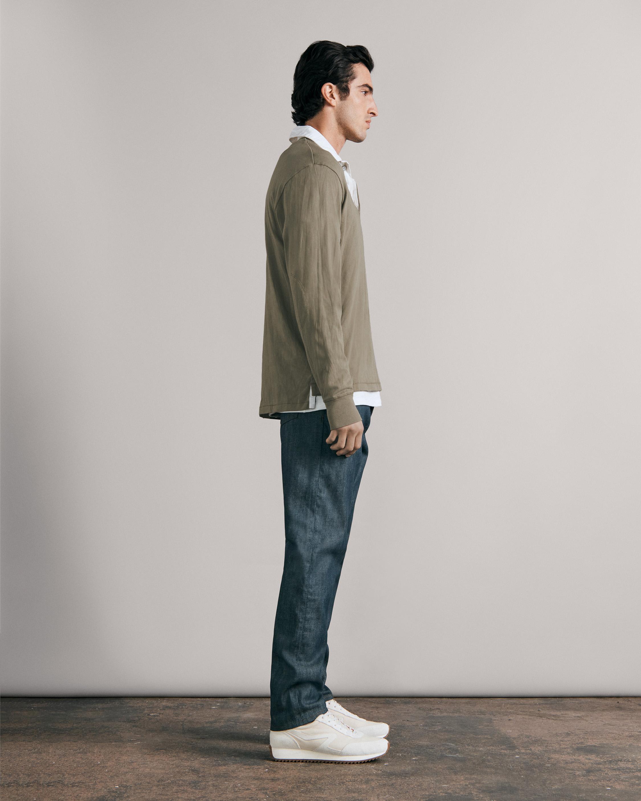 Garment Dye Cotton Rugby image number 4