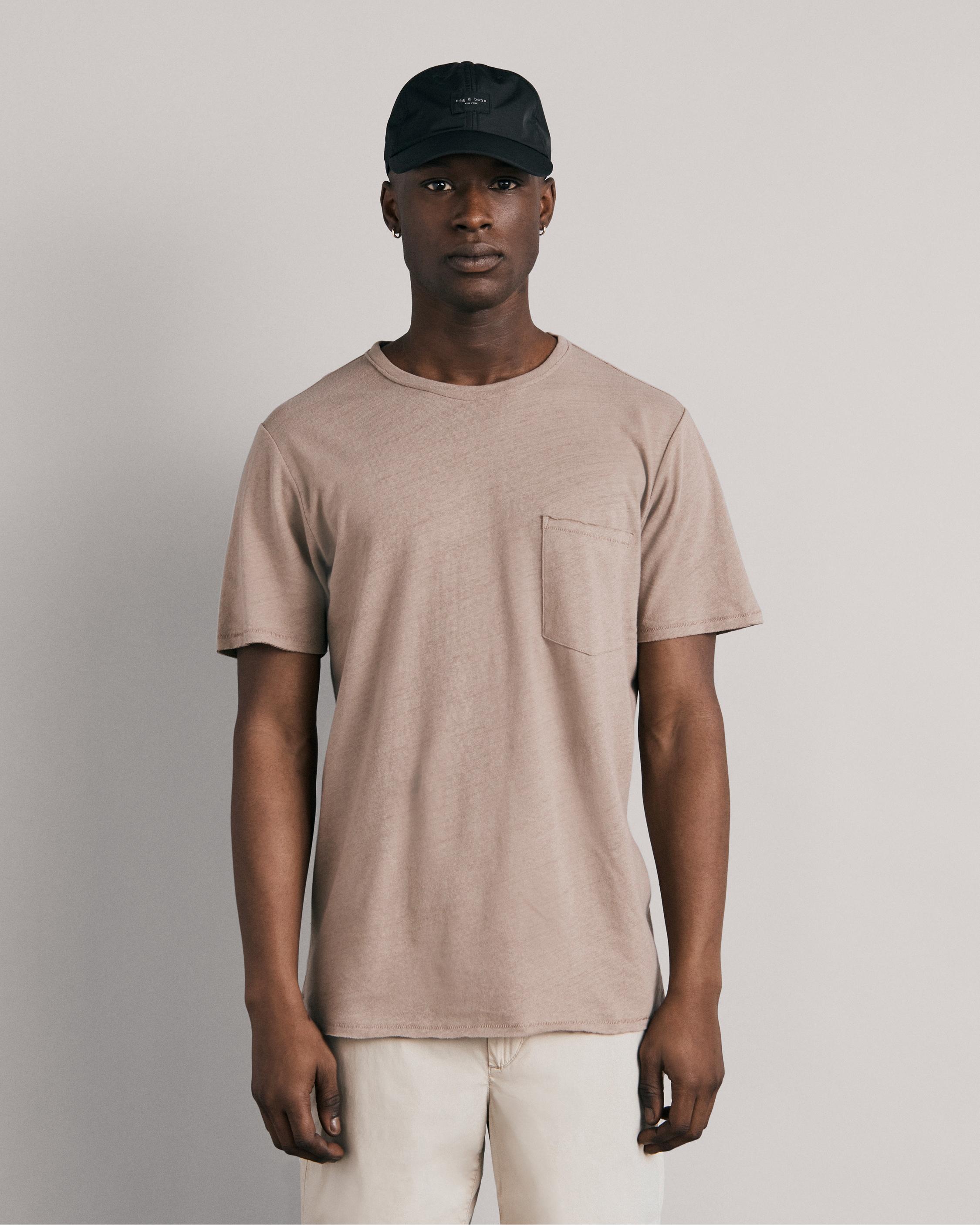 Buy the Miles Cotton Linen Tee rag & bone
