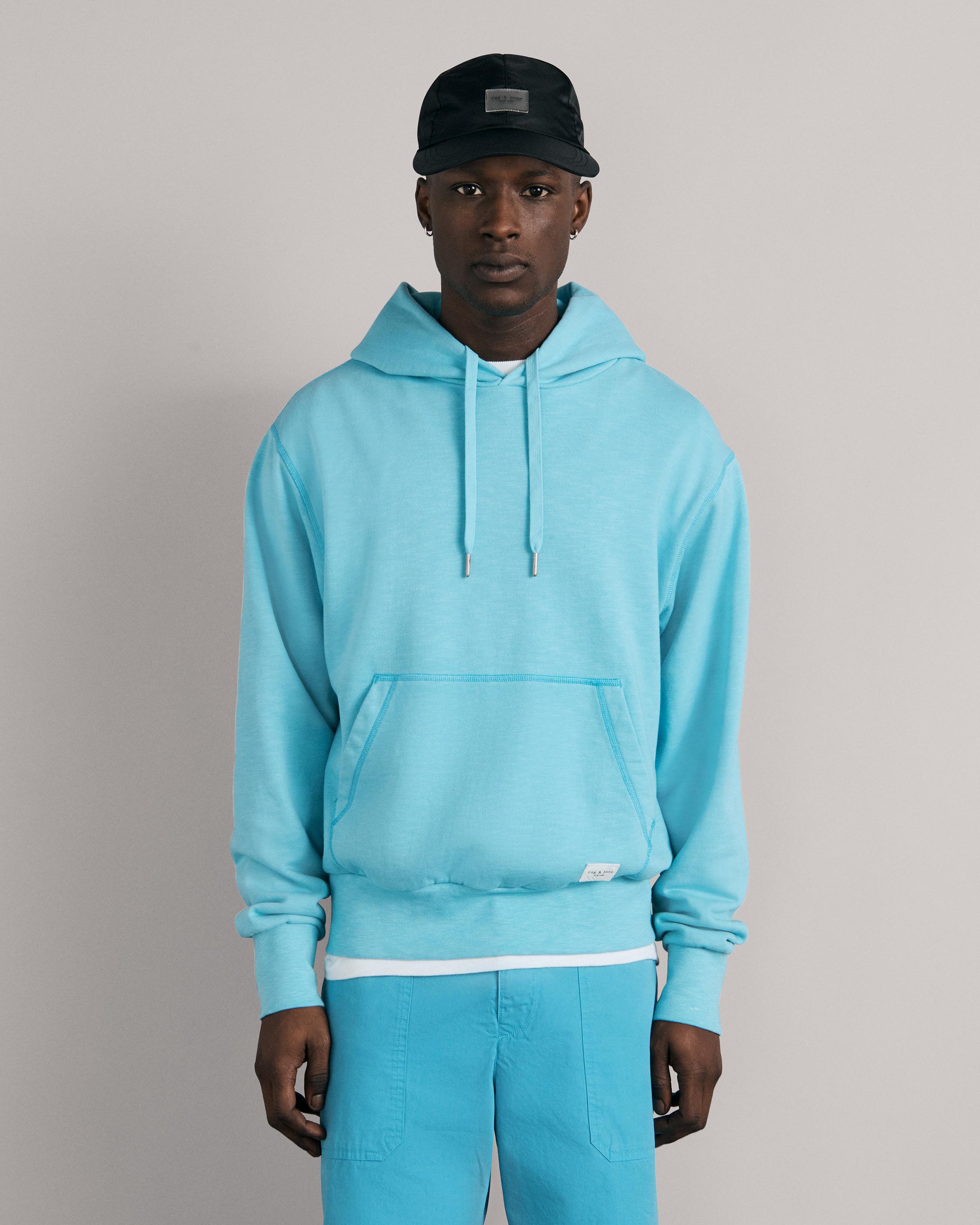 Blue shop rag hoodie