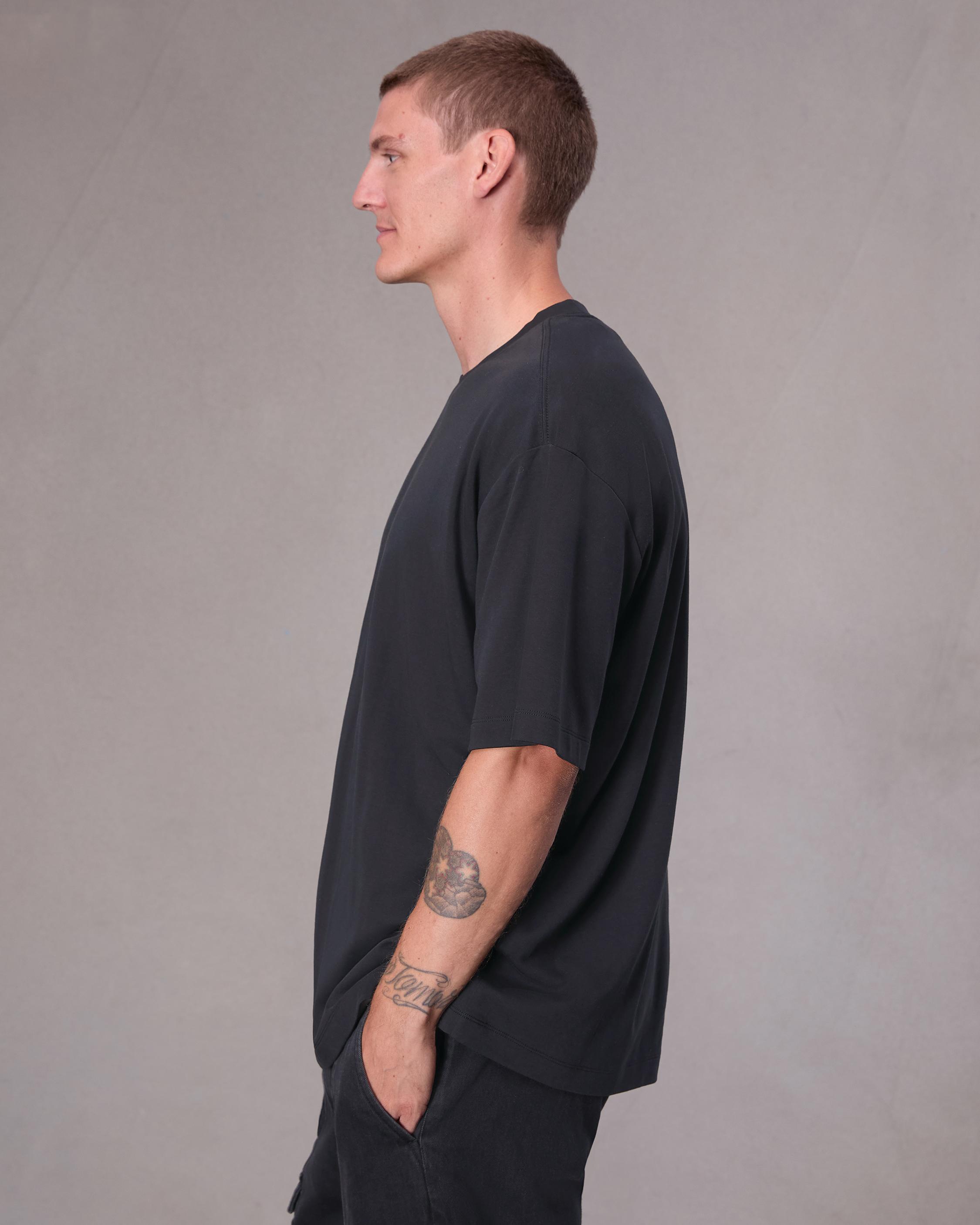 Cliff Relaxed Fit Cotton-Blend Jersey Tee image number 4