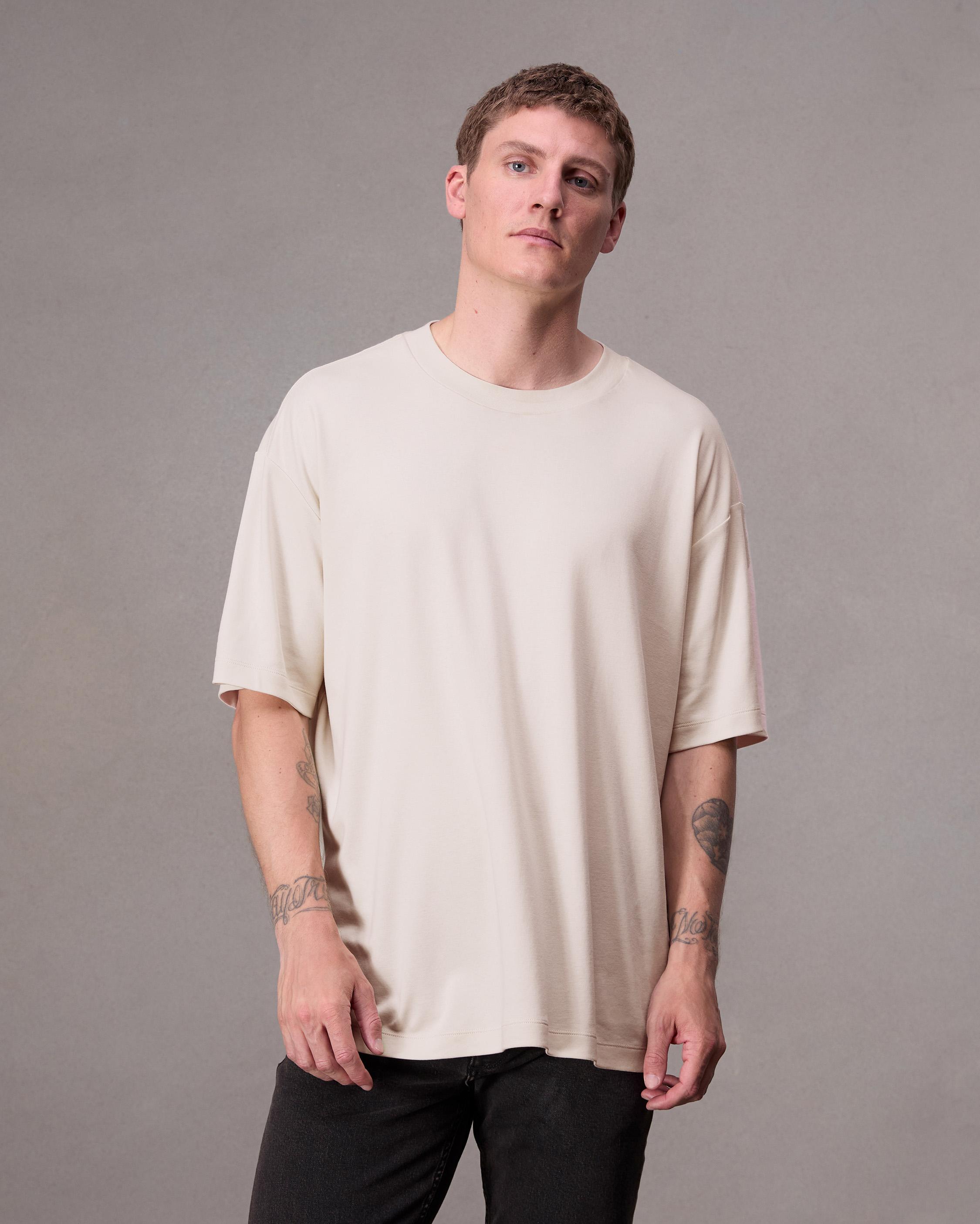 Cliff Relaxed Fit Cotton-Blend Jersey Tee image number 2