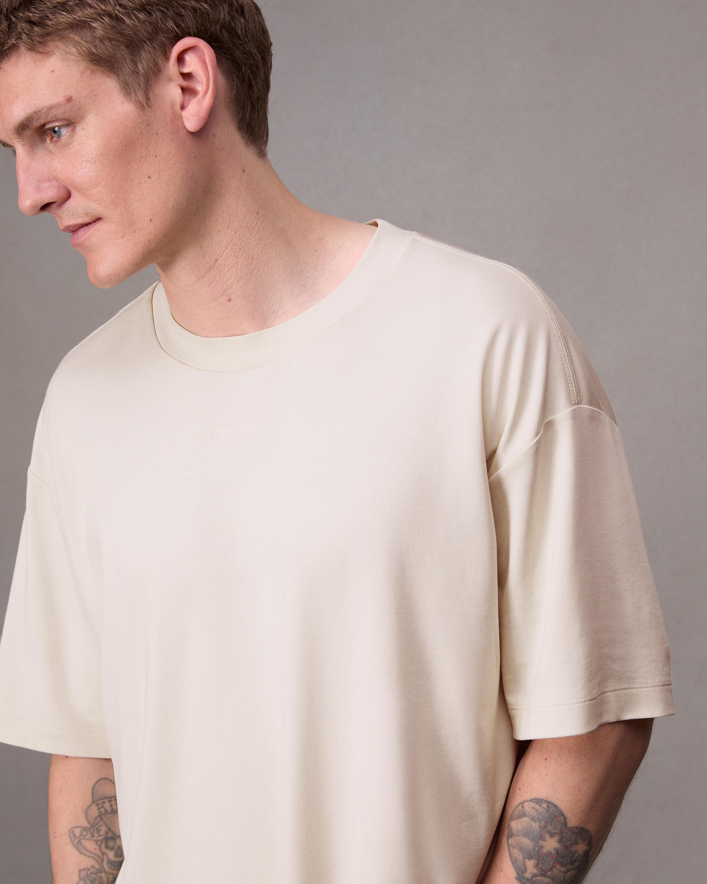 Cliff Relaxed Fit Cotton-Blend Jersey Tee image number 6