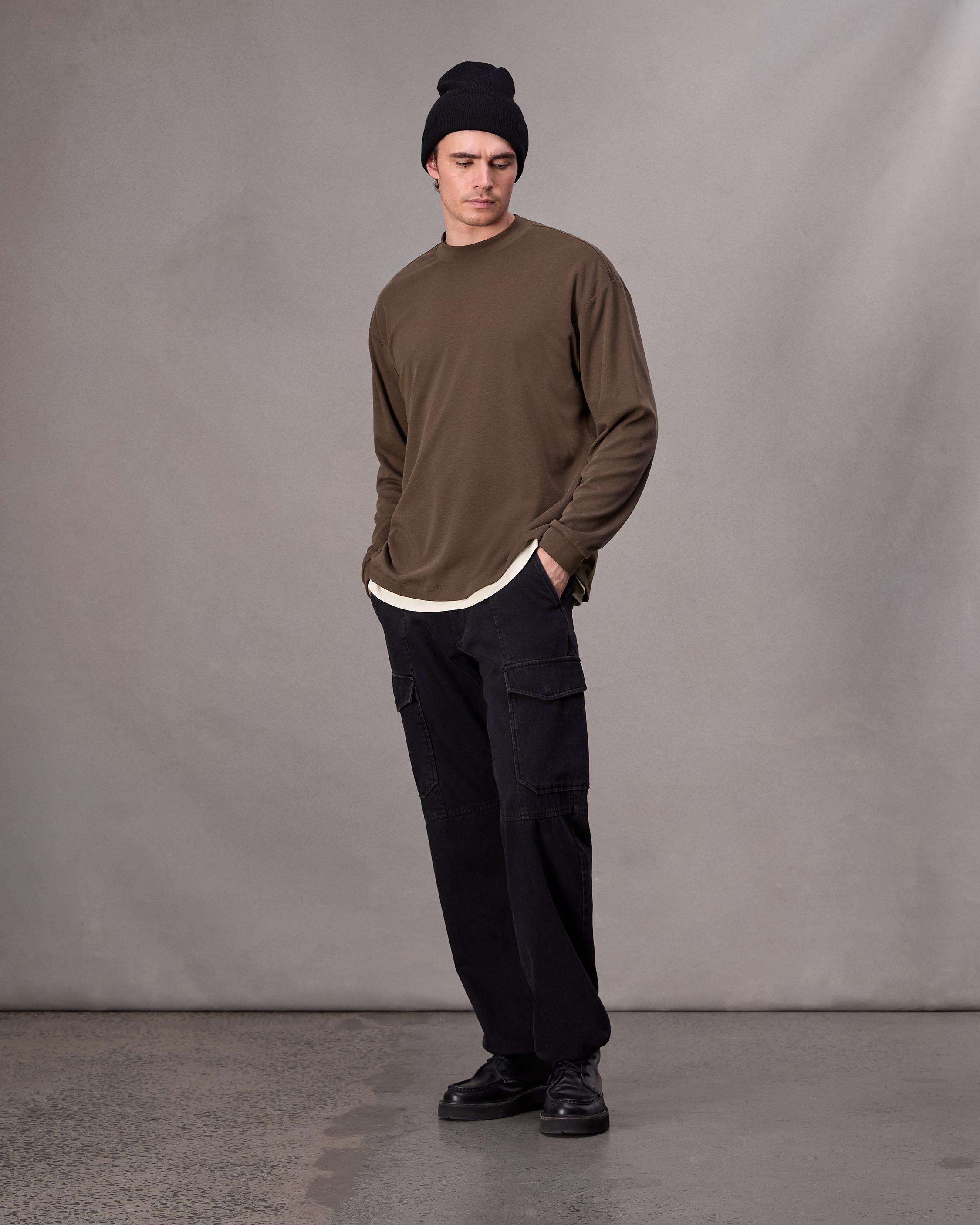 Cliff Relaxed Fit Cotton-Blend Jersey Tee image number 3