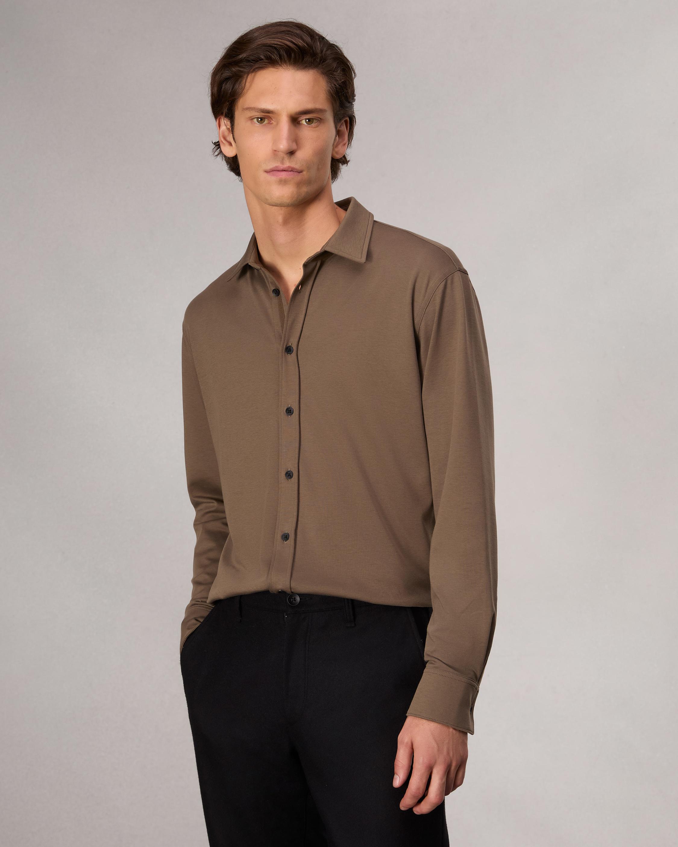Tomlin Pima Cotton Shirt - Army | rag & bone