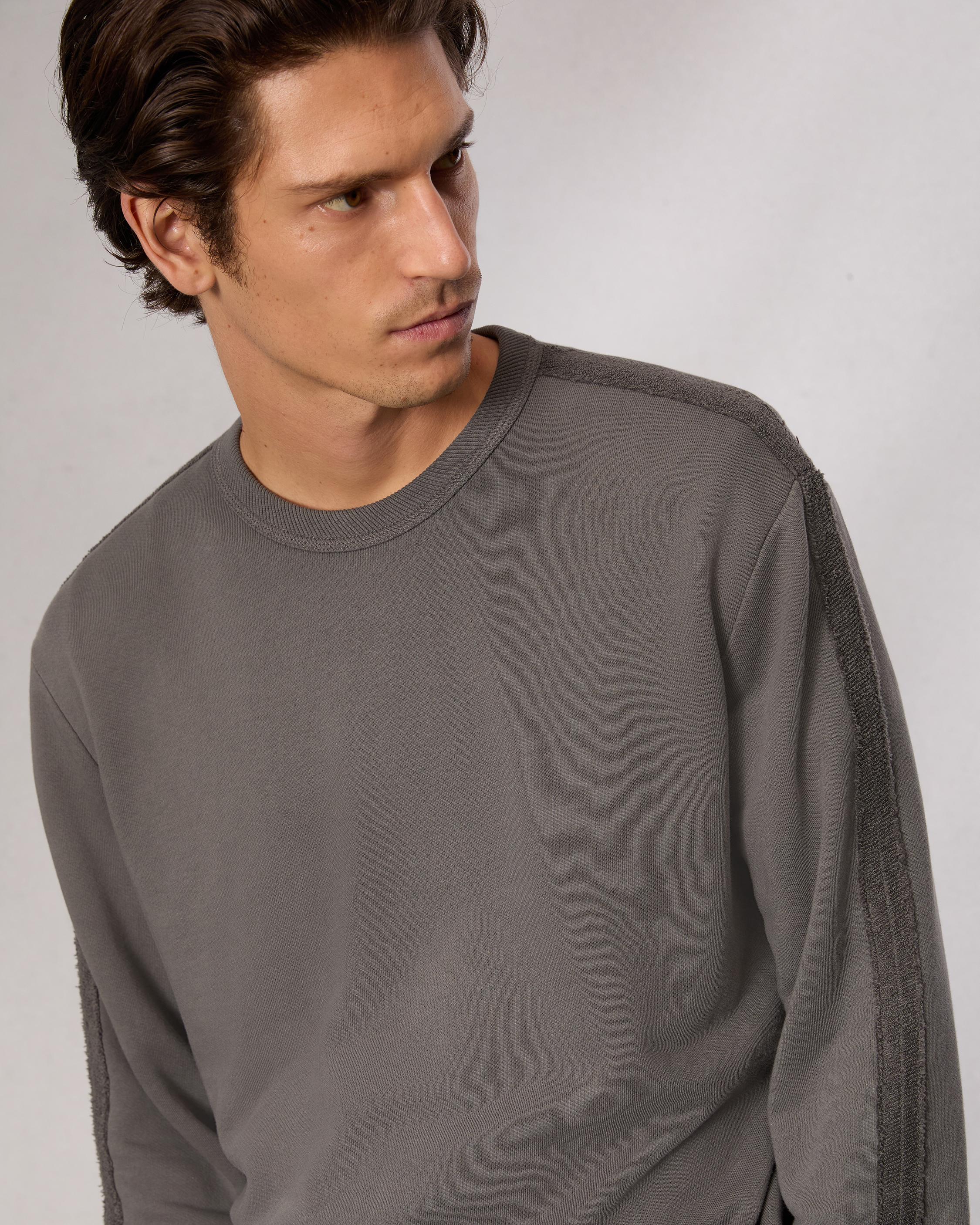 Raw-Edge Cotton Sweatshirt image number 6