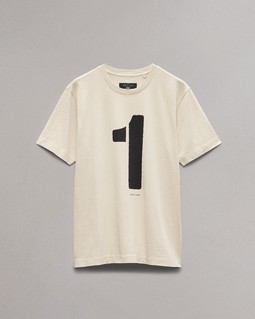 rb Number 1 T-Shirt - Washed Light Tan | rag & bone rb Number 1 T-Shirt - Washed Light Tan | rag & bone
