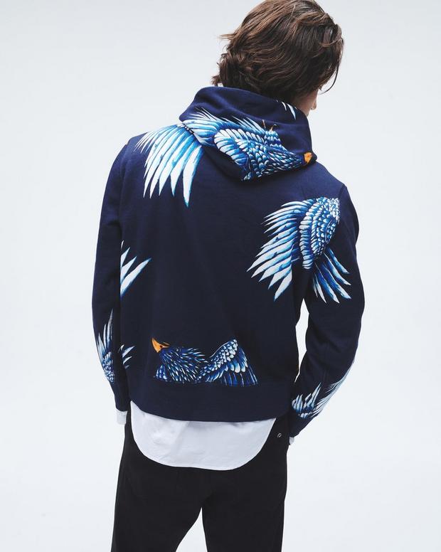 Eagle Cotton Hoodie image number 4