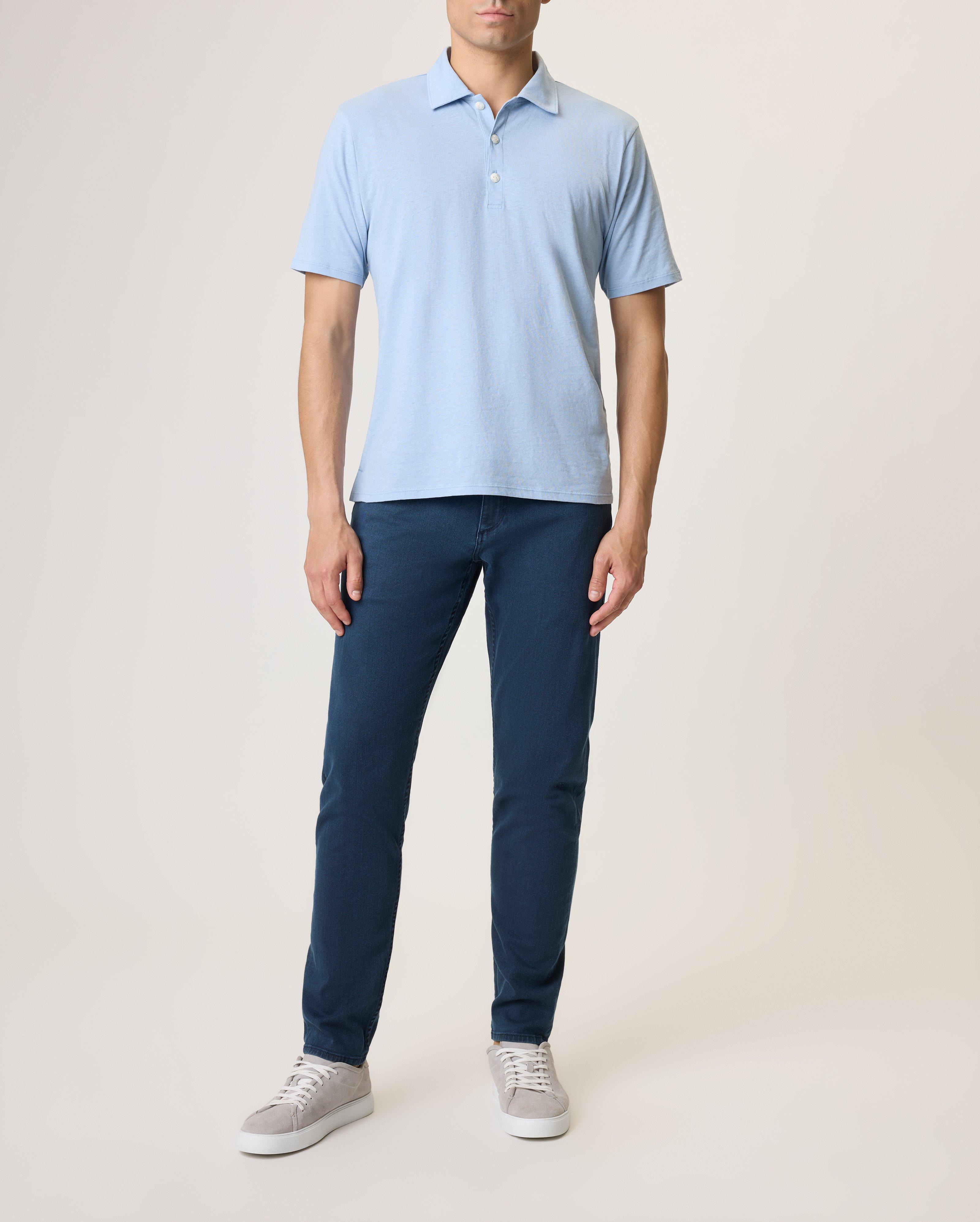 Classic Cotton-Linen Polo Shirt image number 1