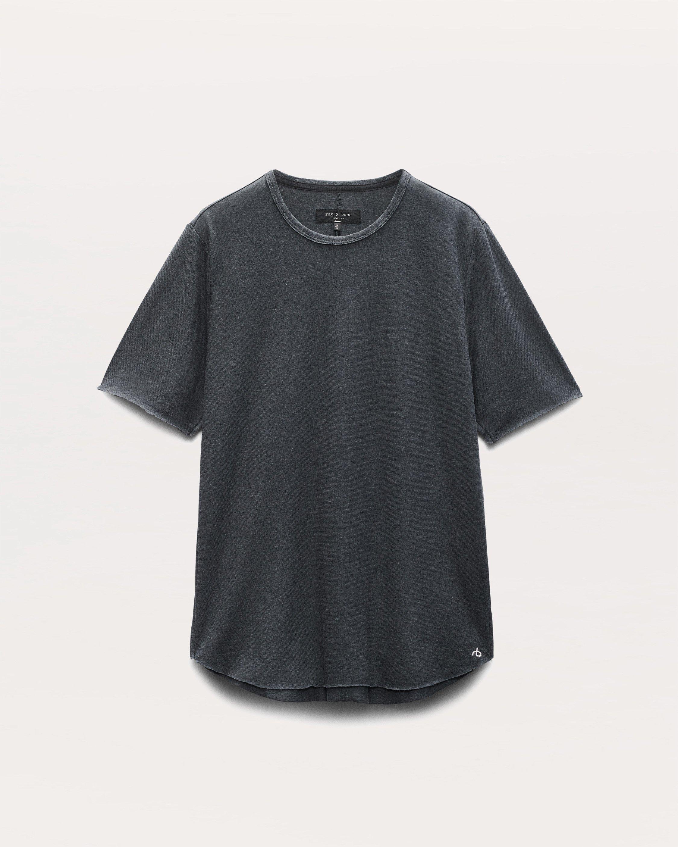 Devin Lightweight Jersey T-Shirt - Dark Grey | rag & bone