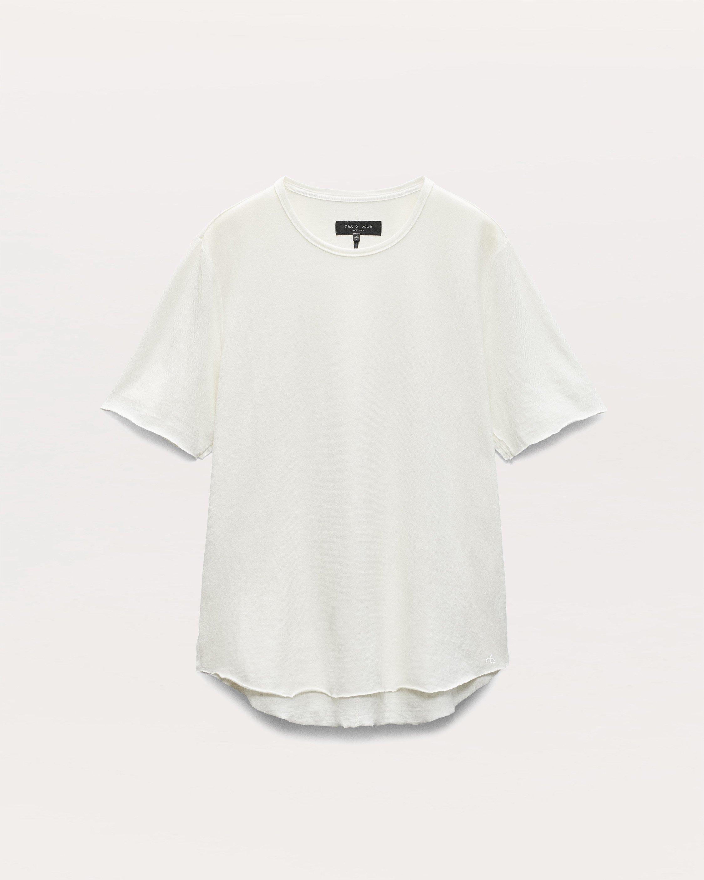 Devin Lightweight Jersey T-Shirt - Chalk | rag & bone