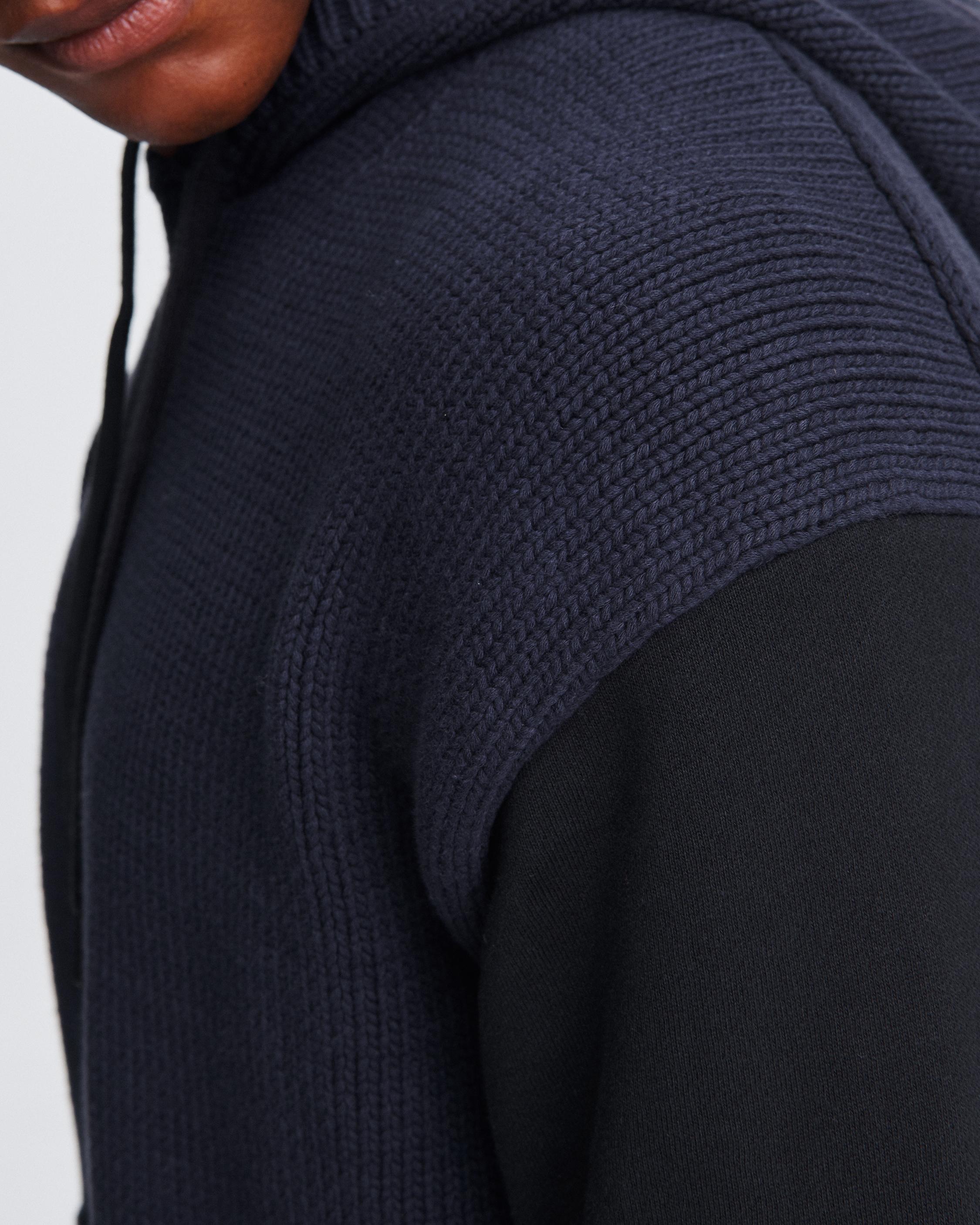 Sport Knit Men's Hoodie in Navy