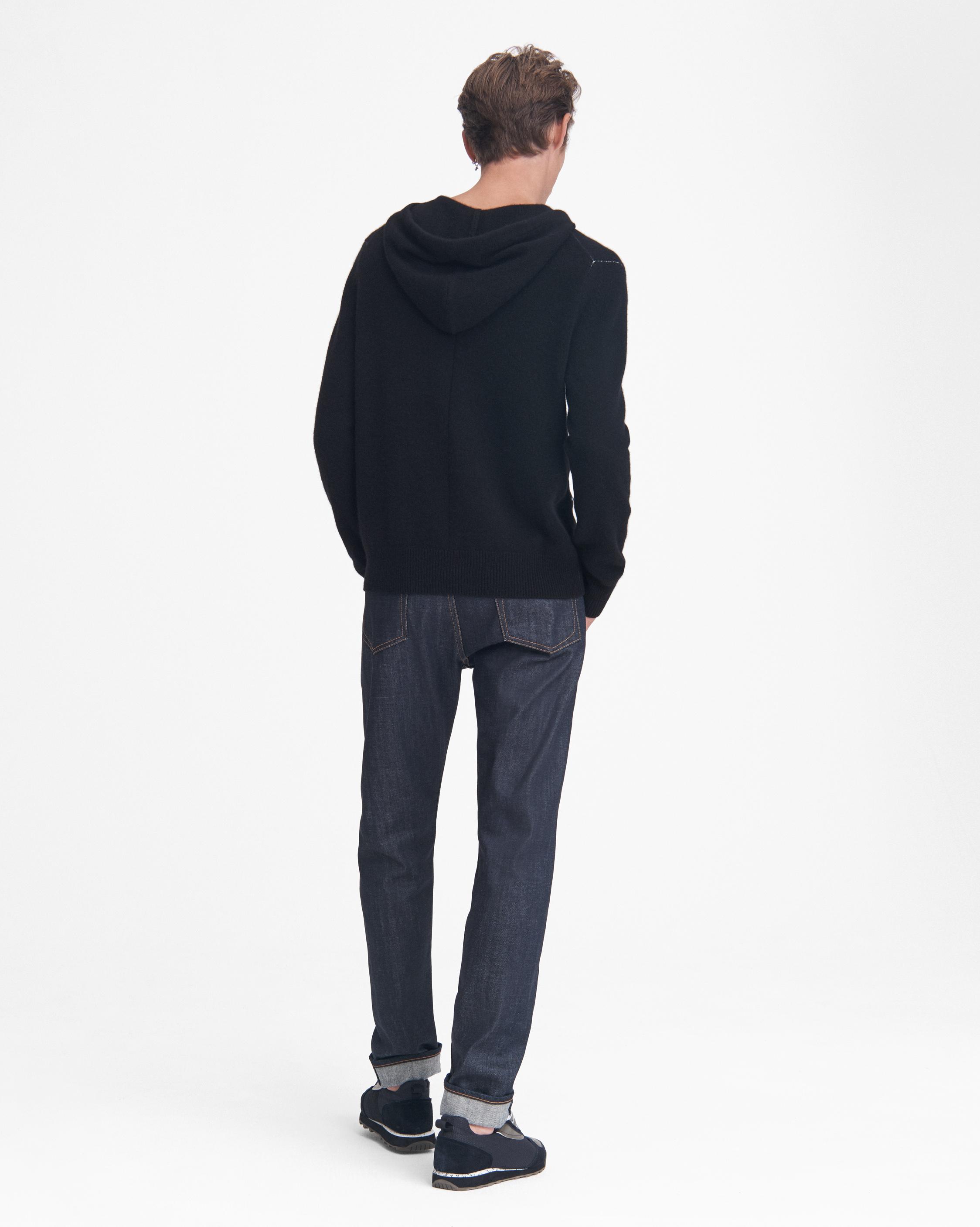 Haldon Cashmere Hoodie Black rag bone