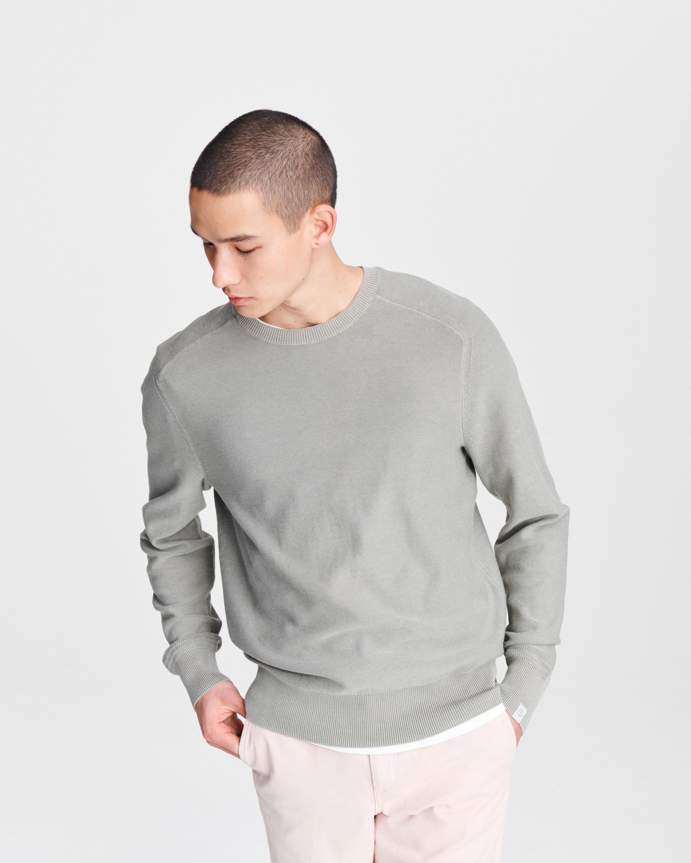 Lance Garment-Dyed Cotton Crewneck Sweater | rag & bone