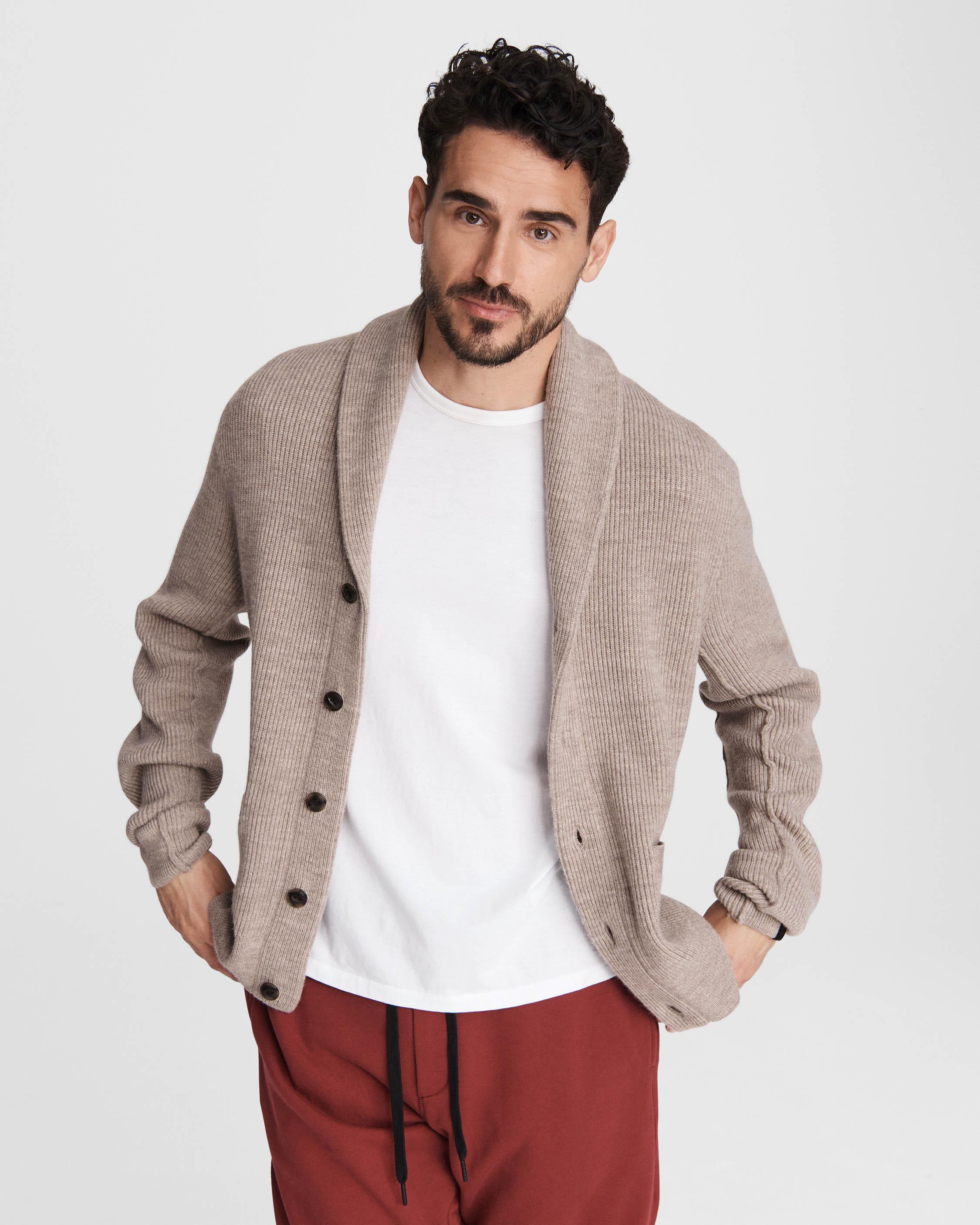 Undyed Wool Cardigan rag bone