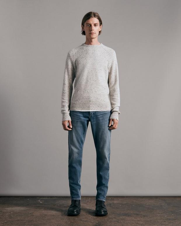 Harlow Donegal Wool Cashmere Crew image number 3