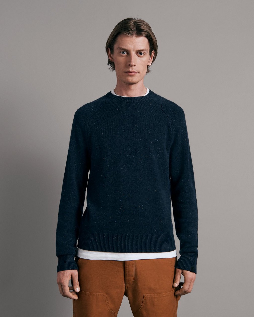 Harlow Donegal Wool Cashmere Crew