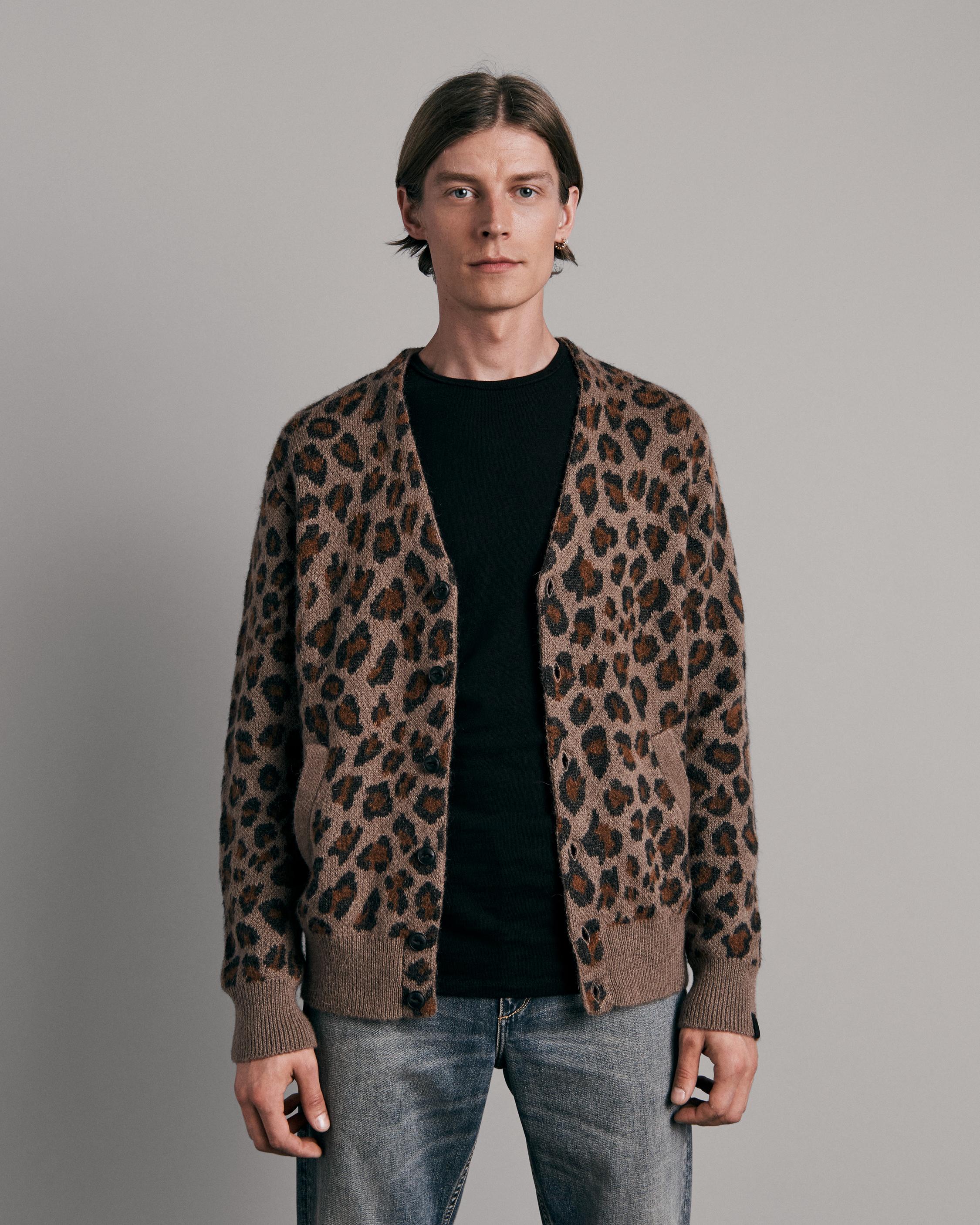 Winslow Mohair Leopard Cardigan