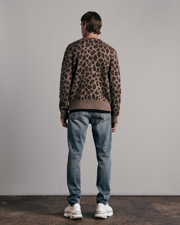 Winslow Mohair Leopard Cardigan image number 5