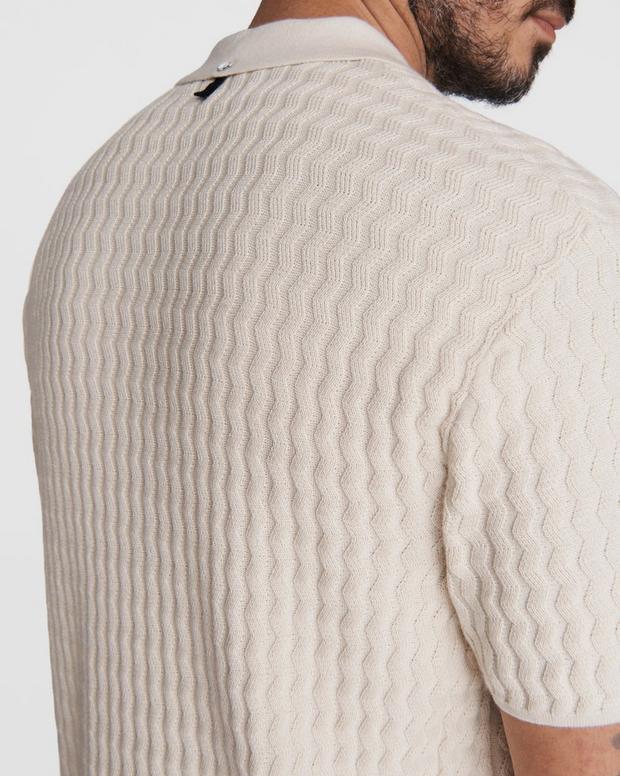 Avery Cotton Engineered Knit Shirt image number 6