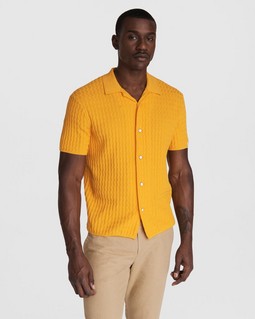 Avery Cotton Engineered Knit Shirt image number 1