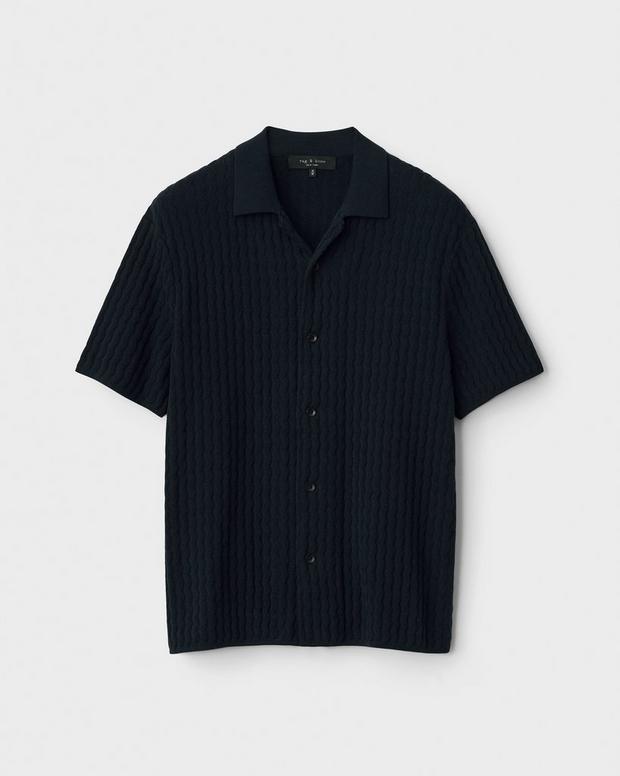 Avery Cotton Engineered Knit Shirt image number 2
