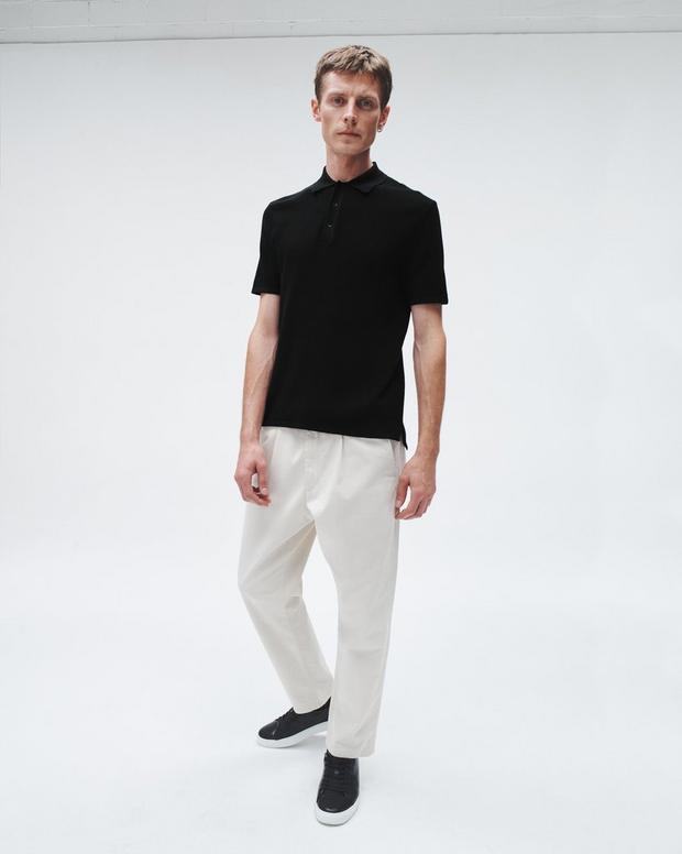Harvey Cotton Knit Polo image number 1