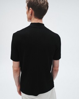 Harvey Cotton Knit Polo image number 4